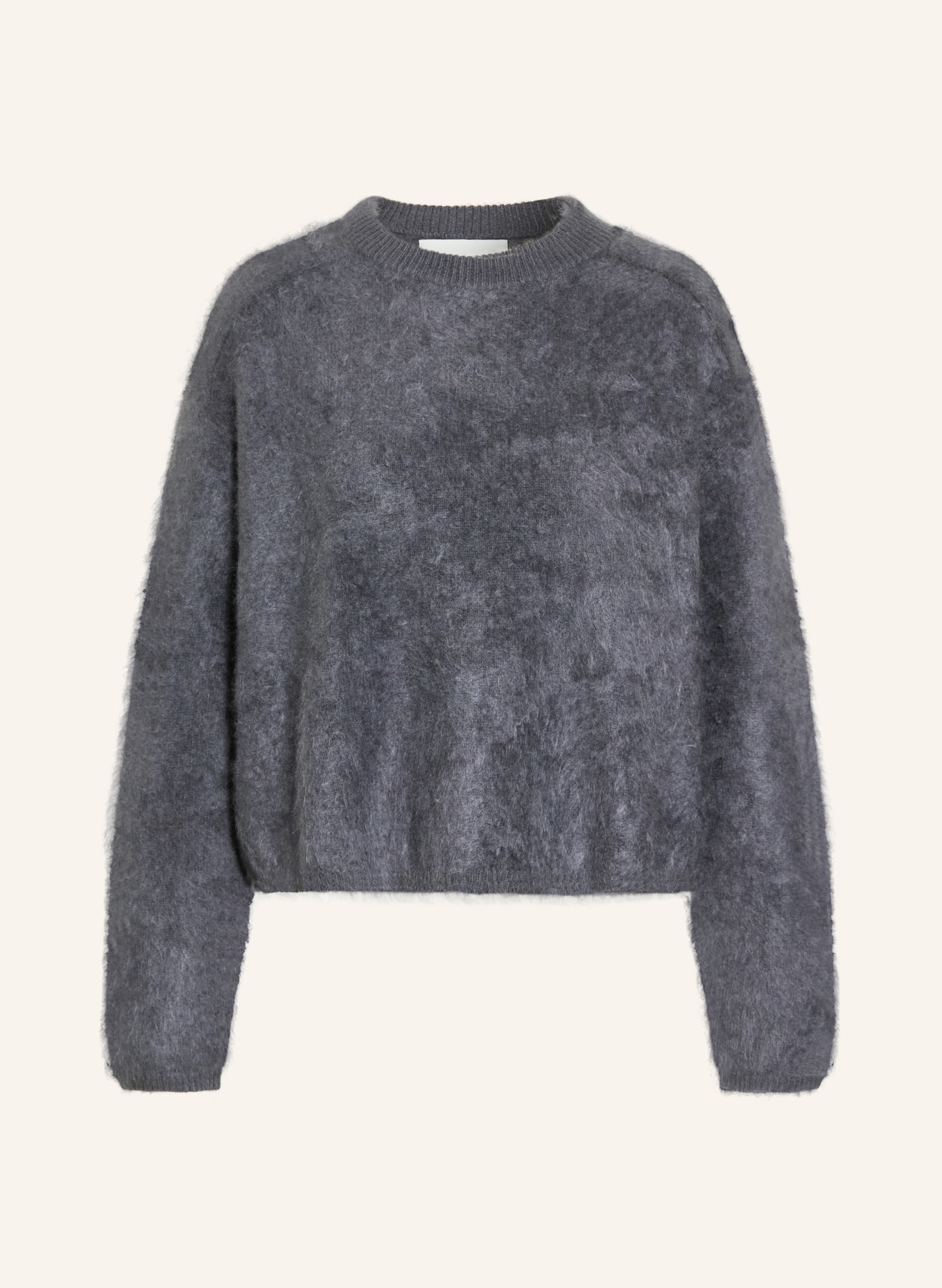 SOFT GOAT Cashmere sweater: DARK GRAY