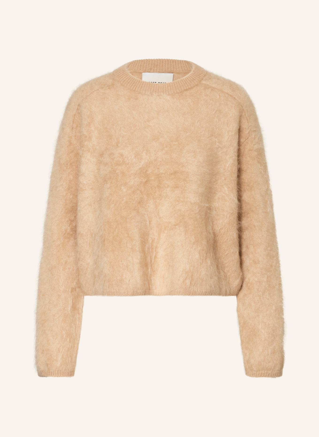 SOFT GOAT Cashmere sweater: CAMEL