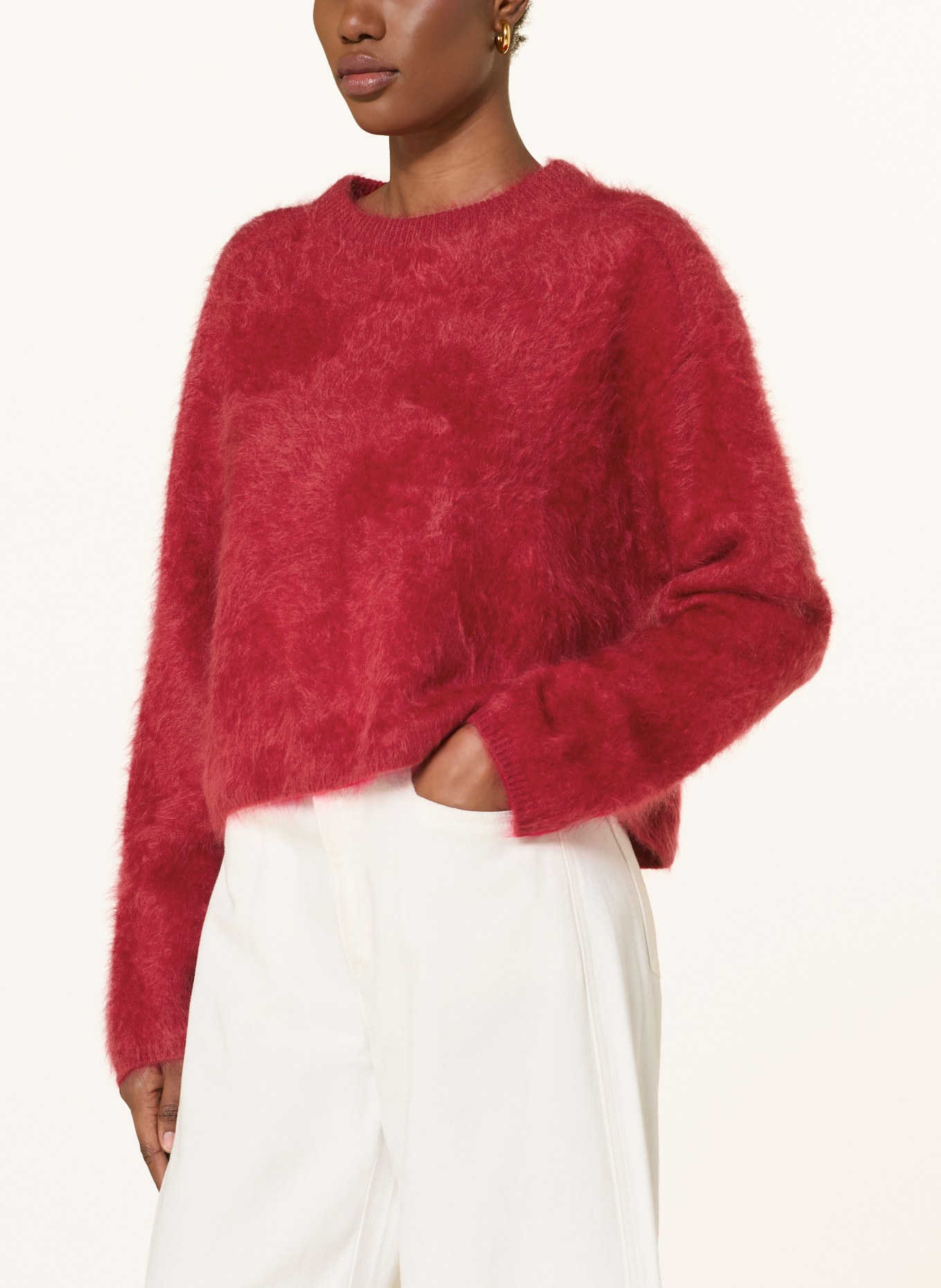 SOFT GOAT Cashmere sweater: RED