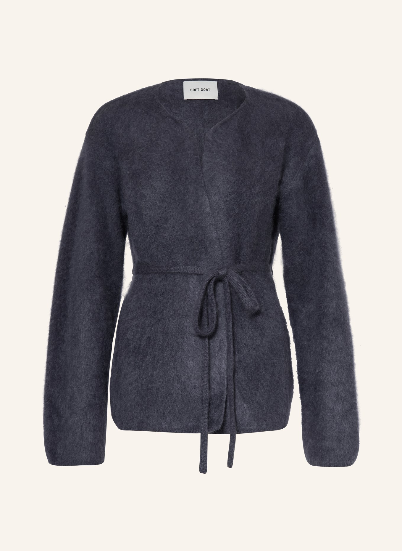 SOFT GOAT Strickhülle aus Cashmere: DUNKELGRAU