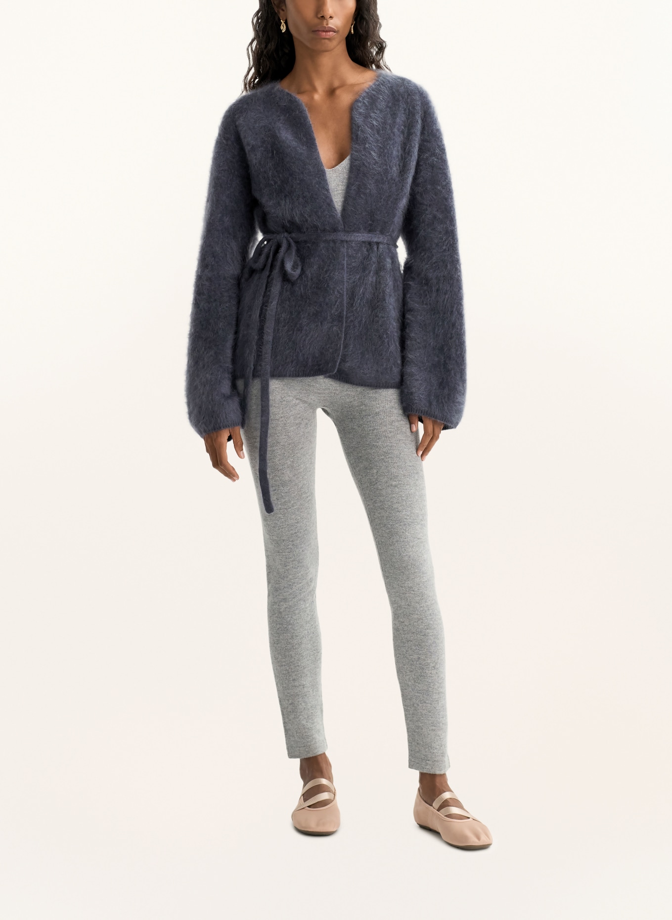 SOFT GOAT Strickhülle aus Cashmere: DUNKELGRAU