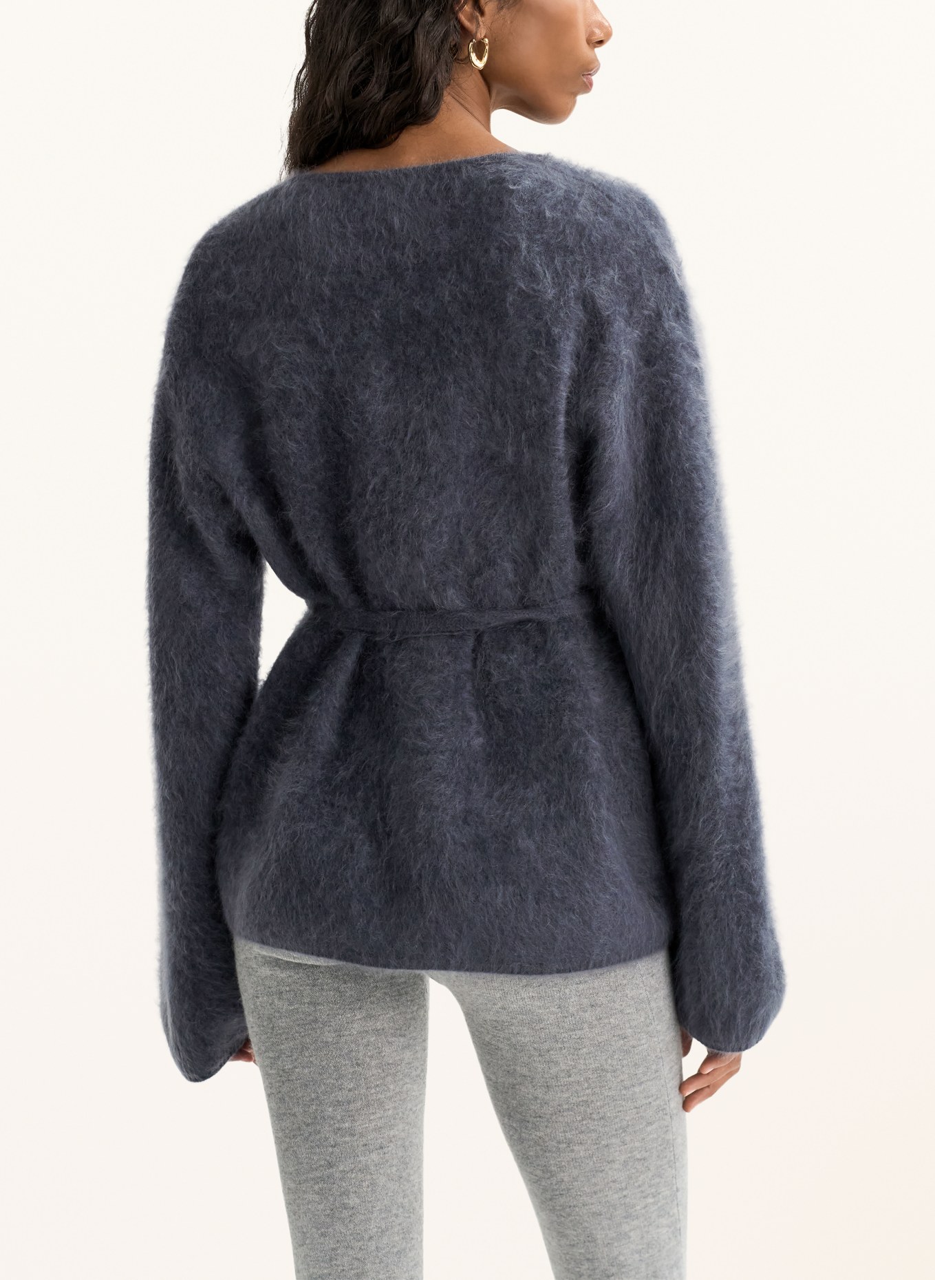 SOFT GOAT Strickhülle aus Cashmere: DUNKELGRAU