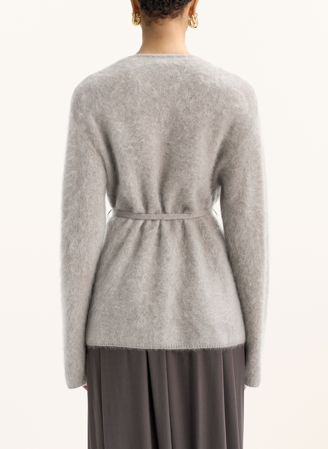 SOFT GOAT Strickhülle aus Cashmere: GRAU