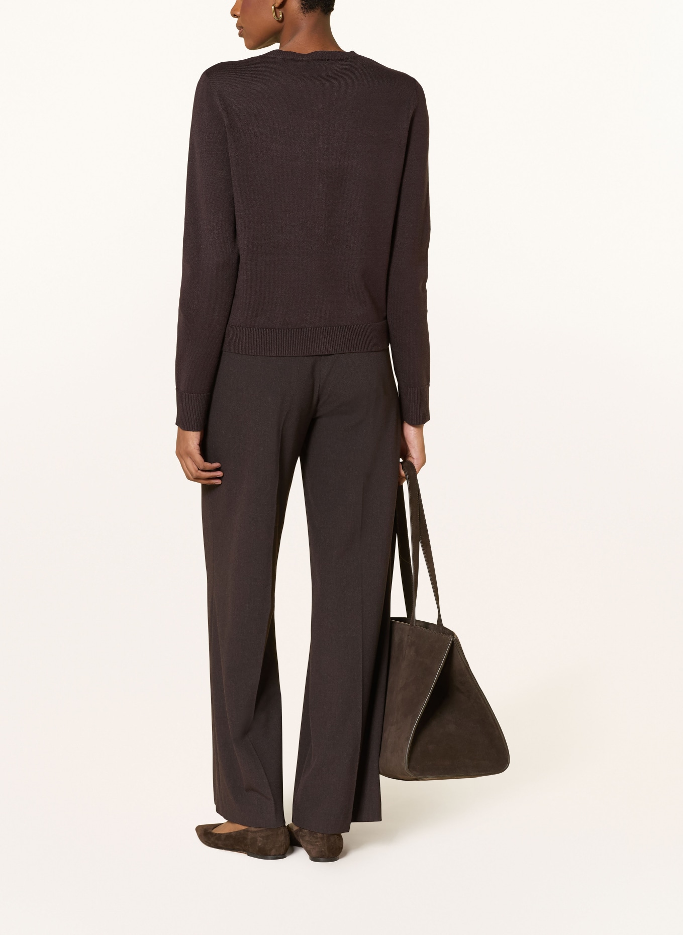 CARTOON cardigan: BROWN