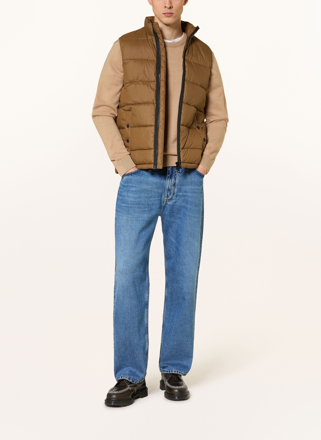 Barbour Steppweste OFFSHORE: BRAUN