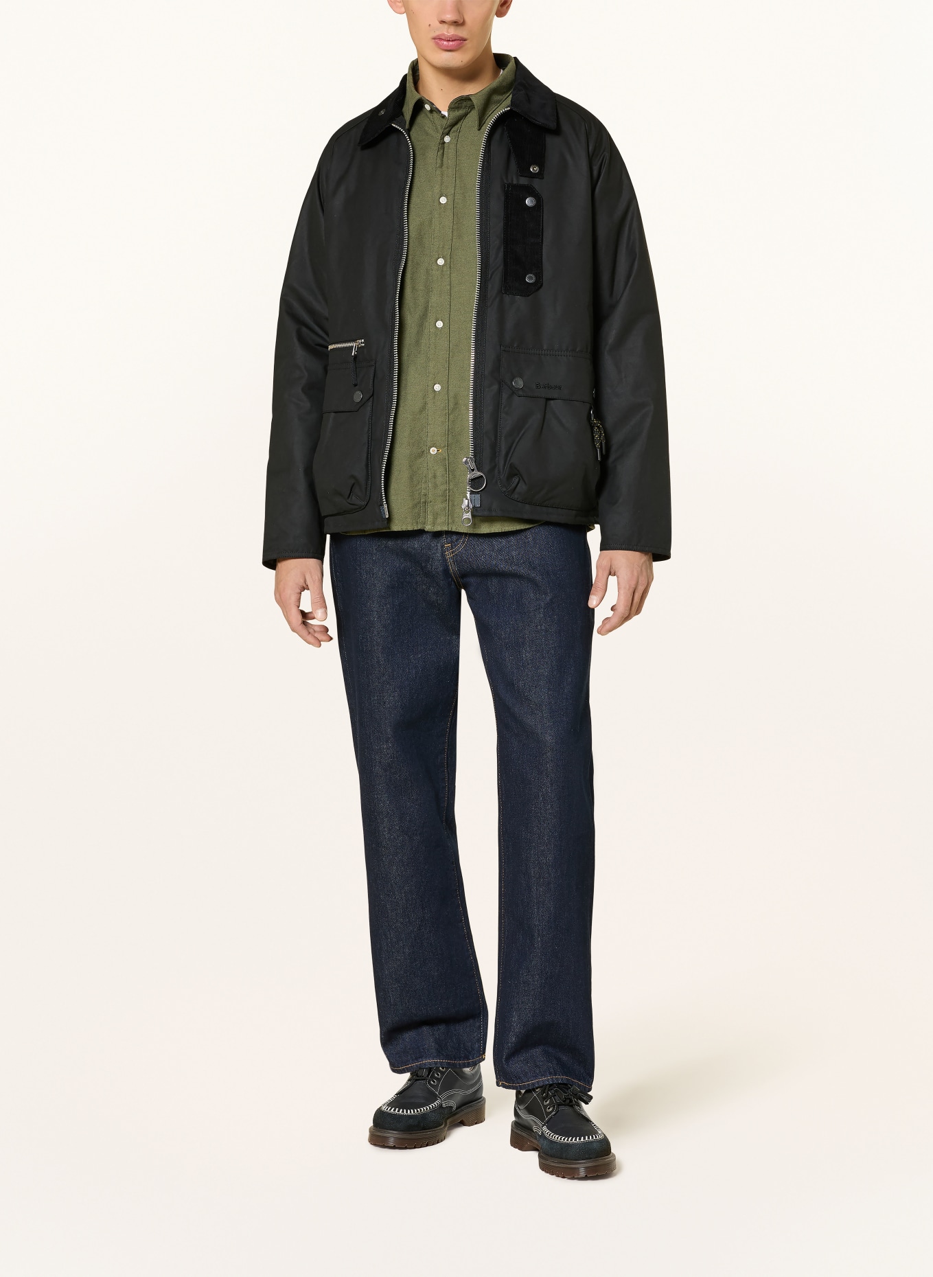 Barbour Jacke TRACT: SCHWARZ