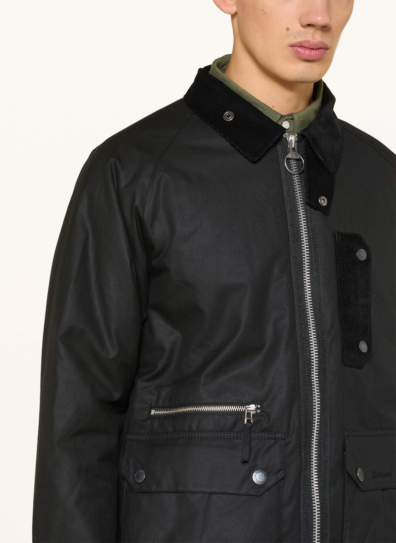 Barbour Jacke TRACT: SCHWARZ