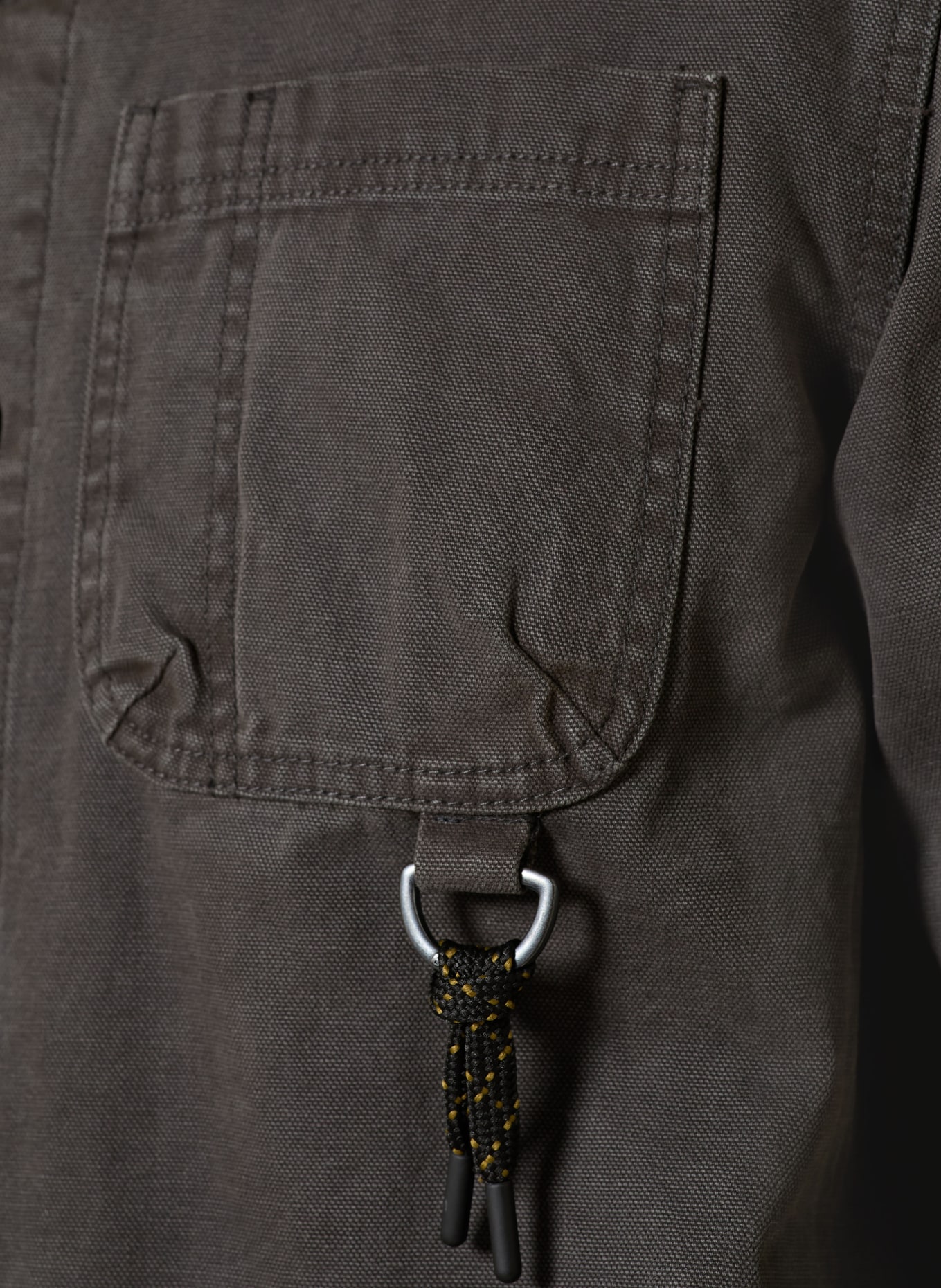 Barbour Overjacket BOWLAND: DARK GRAY