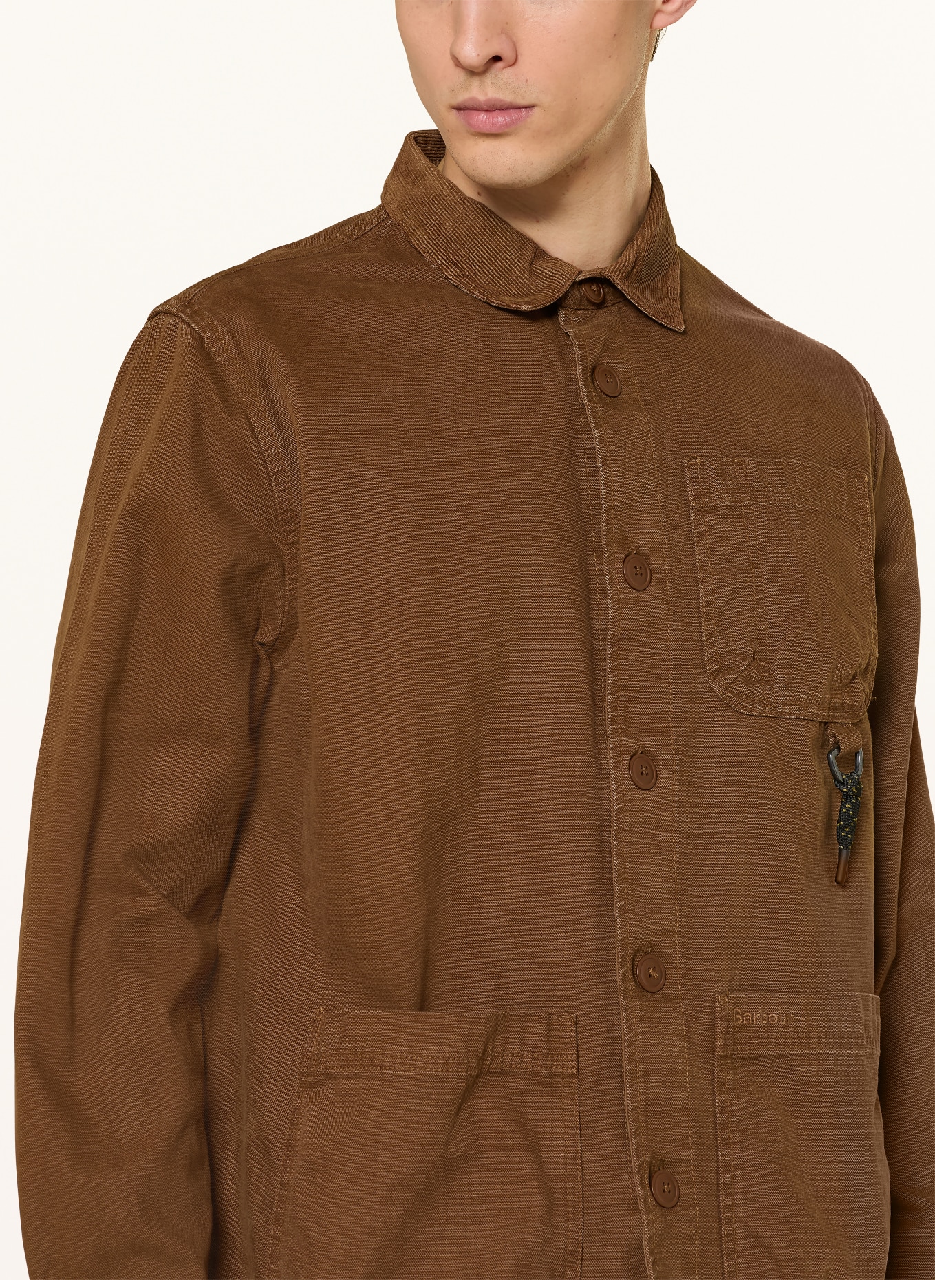 Barbour Overjacket BOWLAND: COGNAC