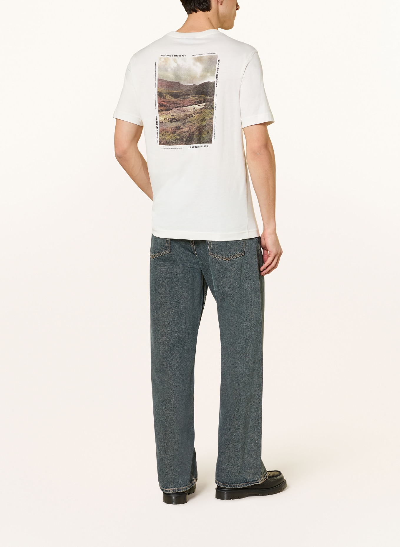 Barbour PARKEND T-shirt: WHITE