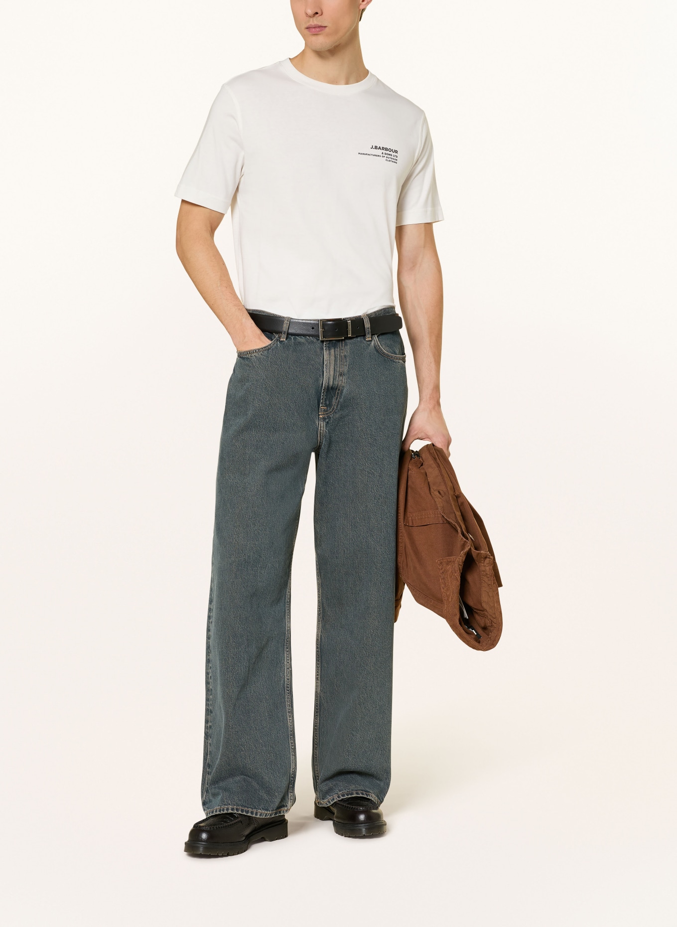 Barbour PARKEND T-shirt: WHITE