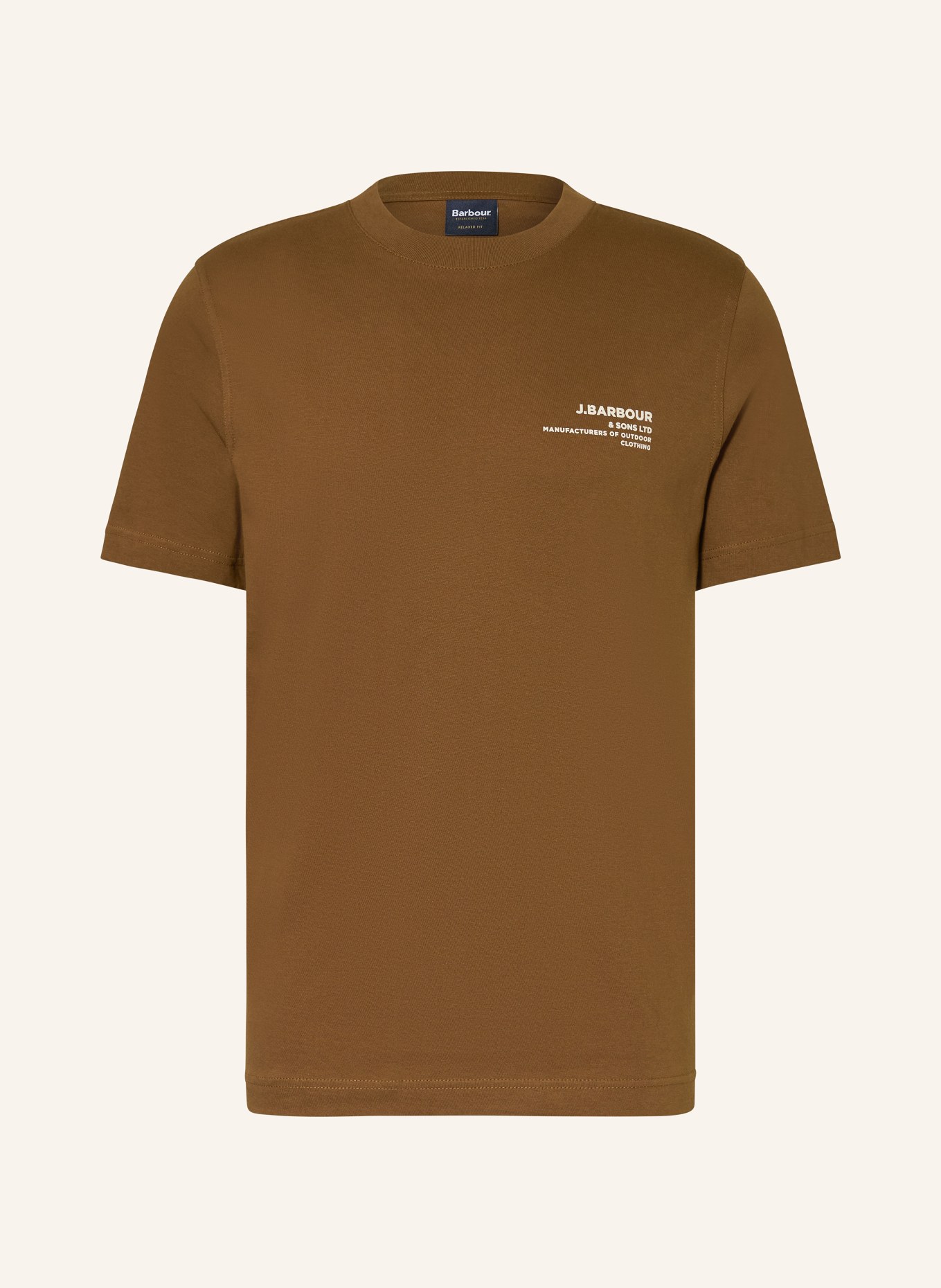 Barbour T-Shirt PARKEND: BRAUN