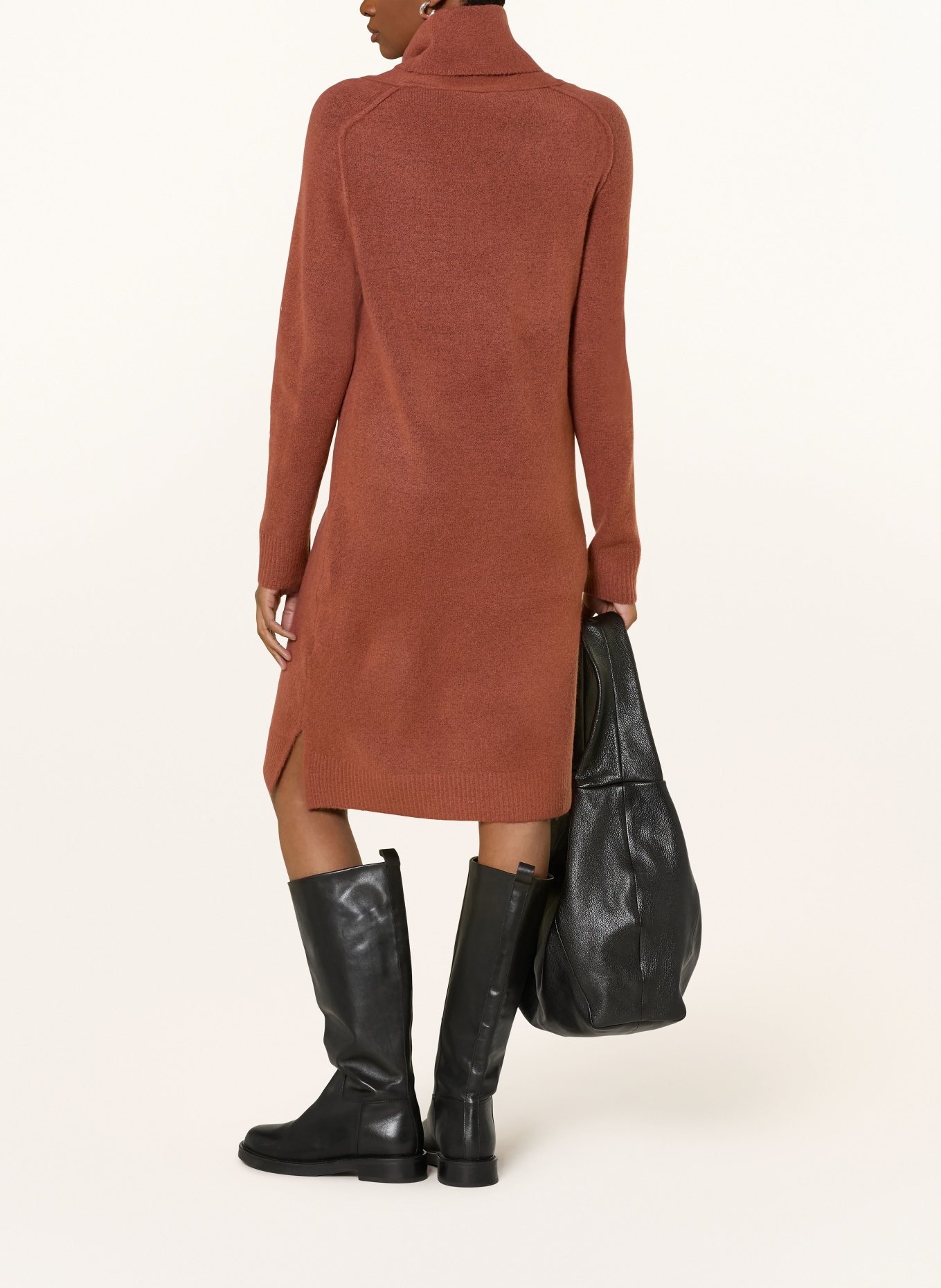 CARTOON Strickkleid: DUNKELORANGE