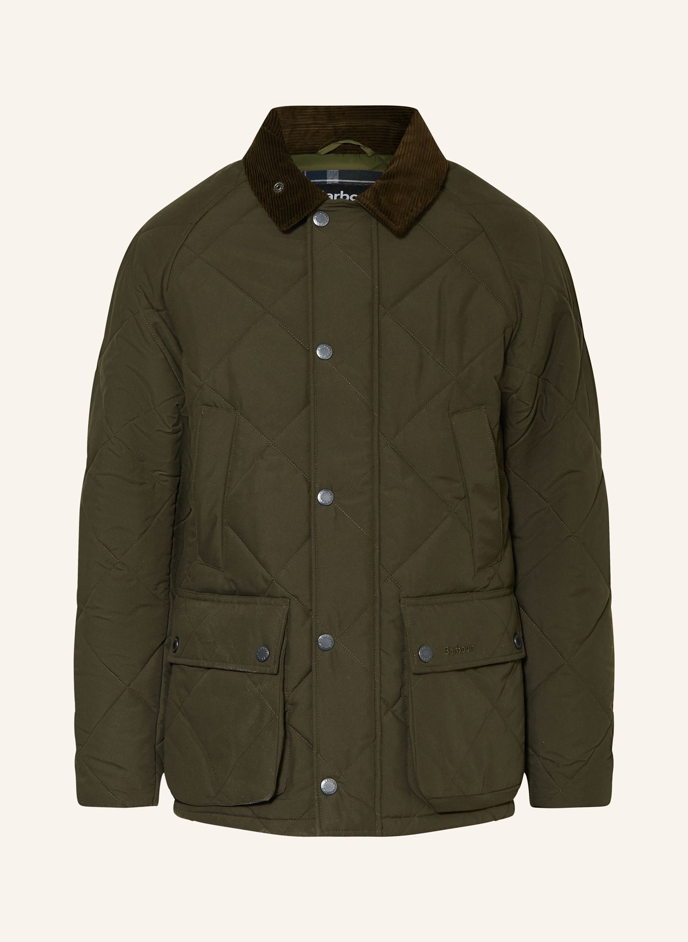 Barbour BEDALE quilted jacket: OLIVE