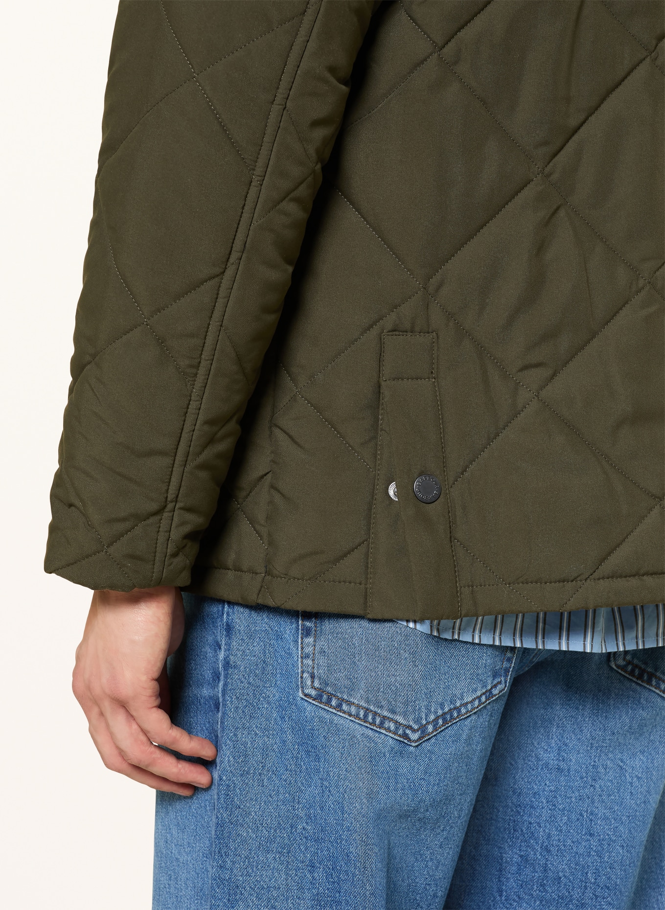 Barbour BEDALE quilted jacket: OLIVE