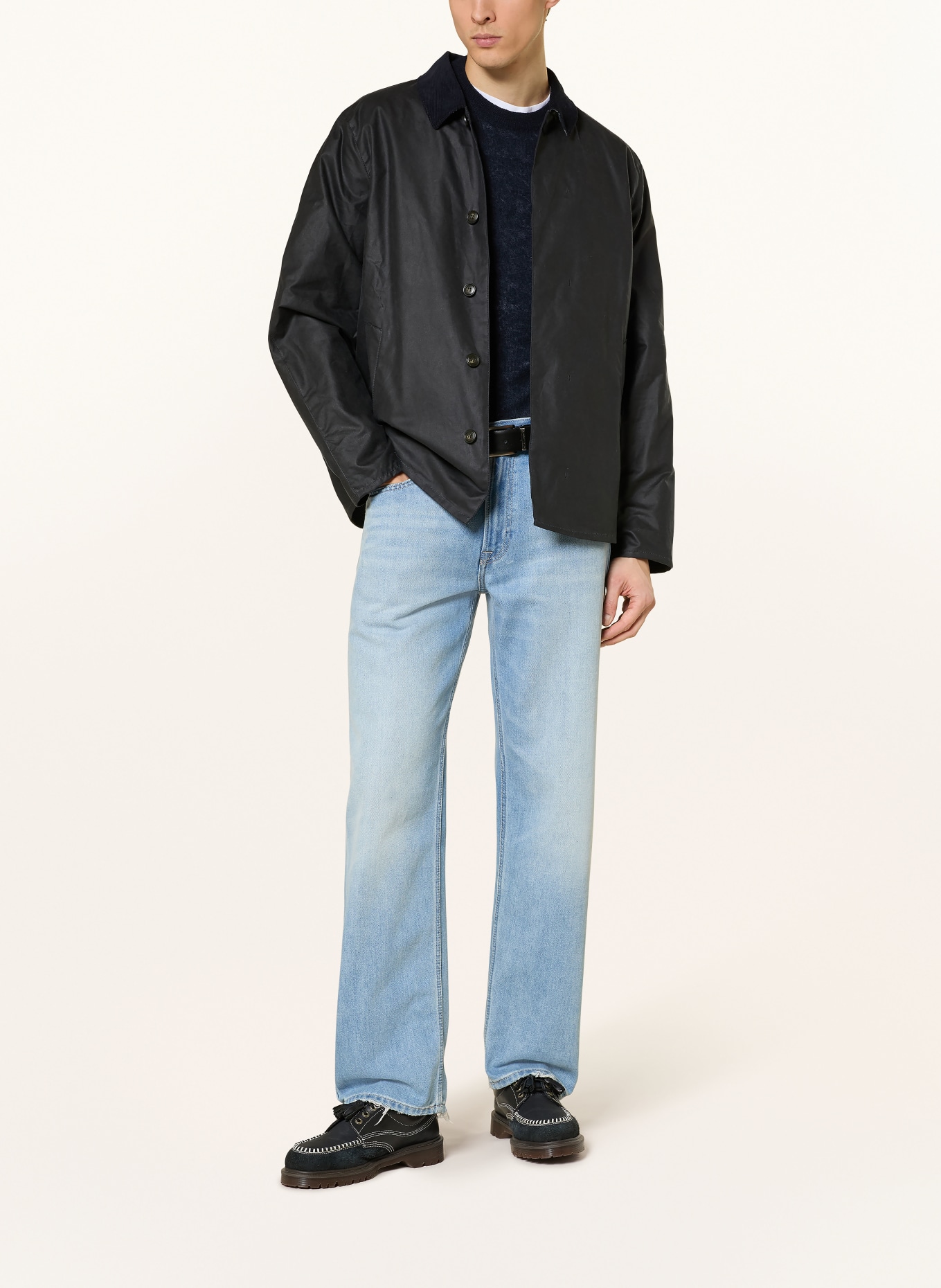 Barbour LORDEN WAX MAC jacket: DARK BLUE