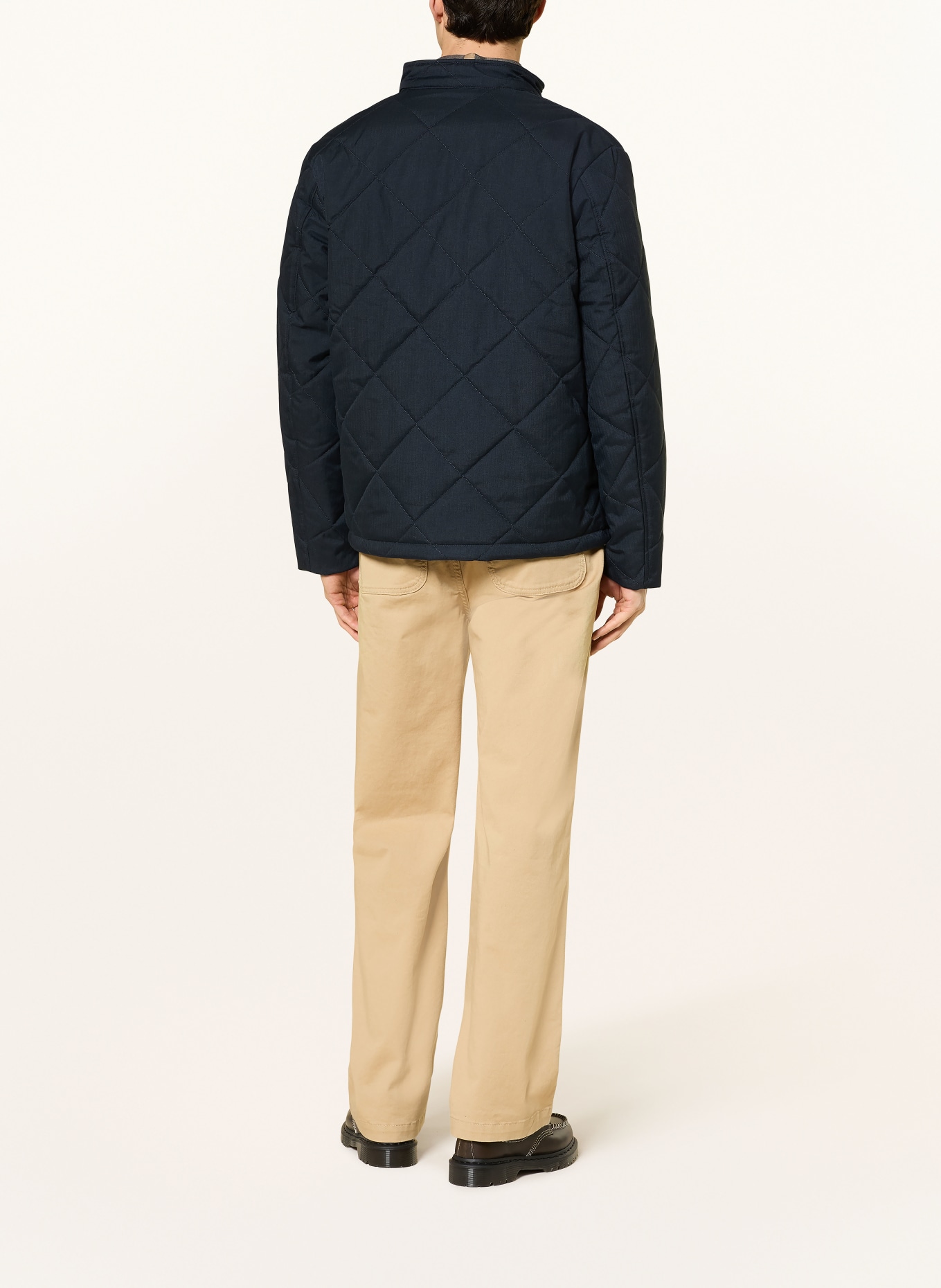 Barbour Steppjacke HARRINGTON QLT: DUNKELBLAU