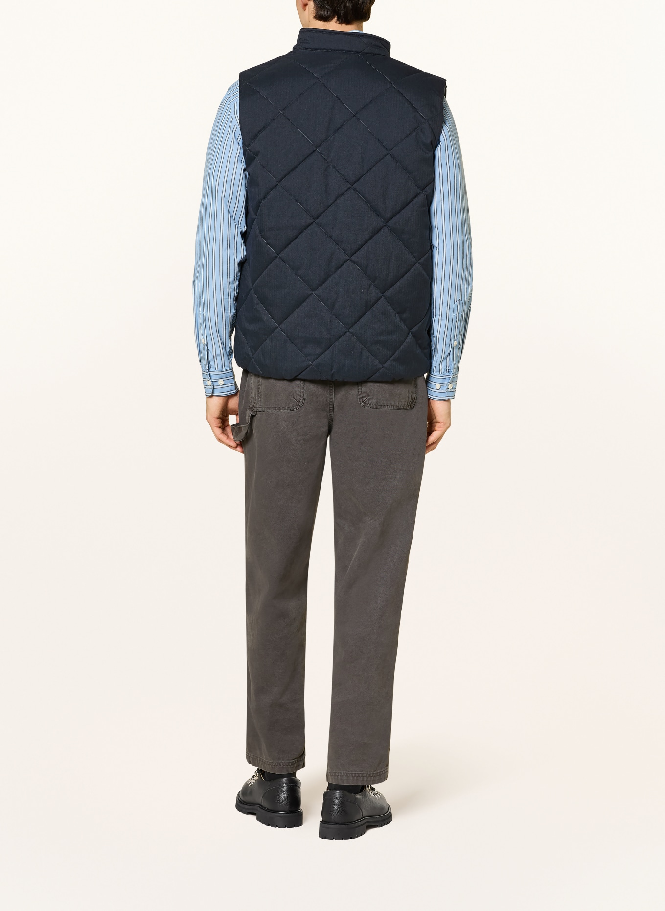 Barbour HARRINGTON GIL quilted vest: DARK BLUE