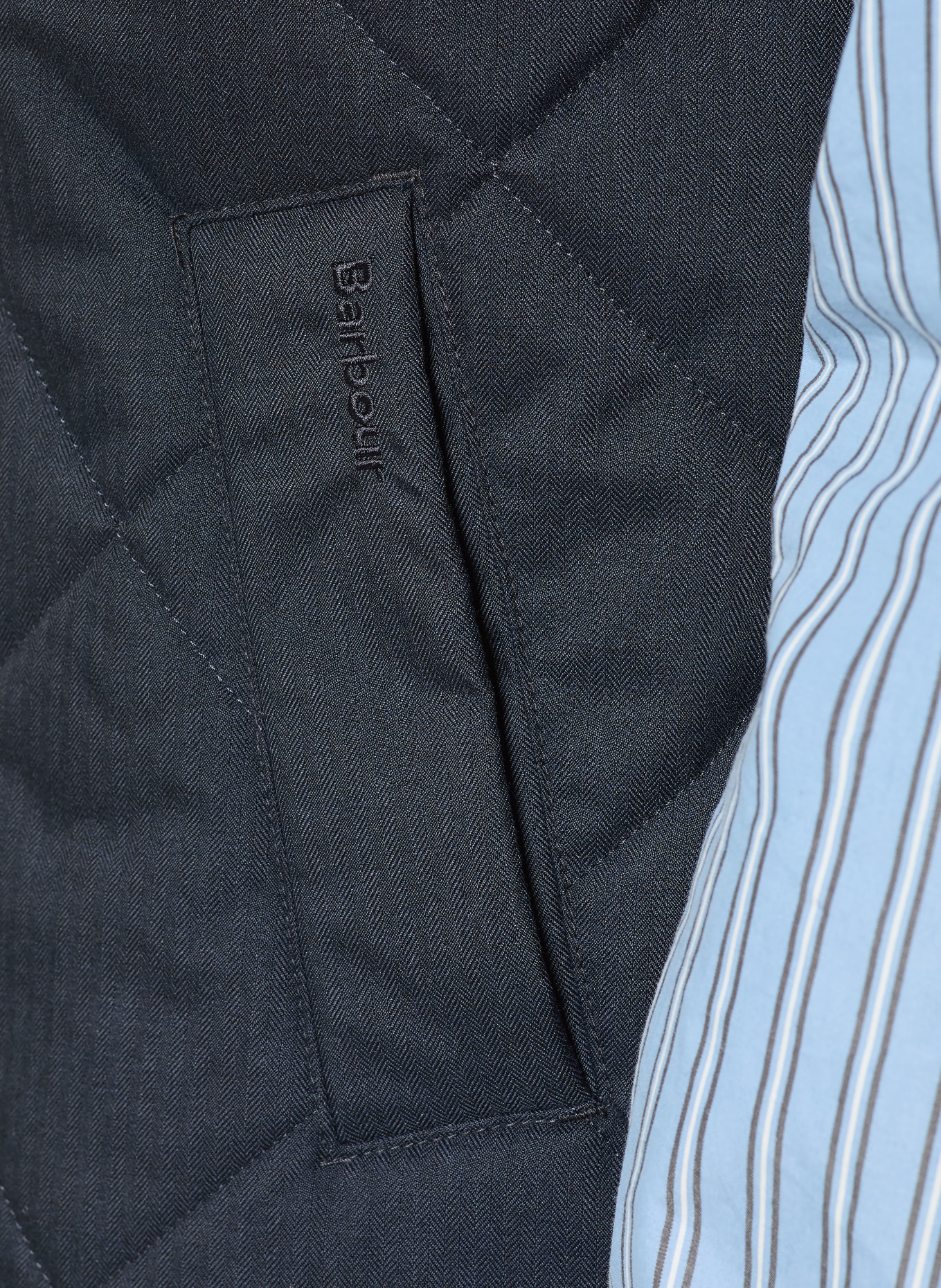 Barbour HARRINGTON GIL quilted vest: DARK BLUE