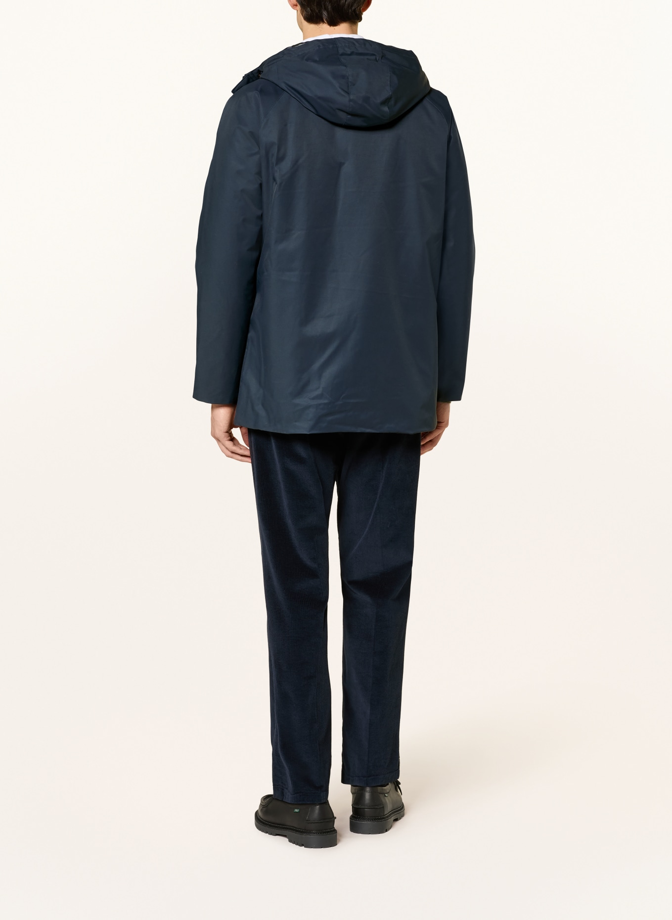 Barbour LORDEN coat: DARK BLUE