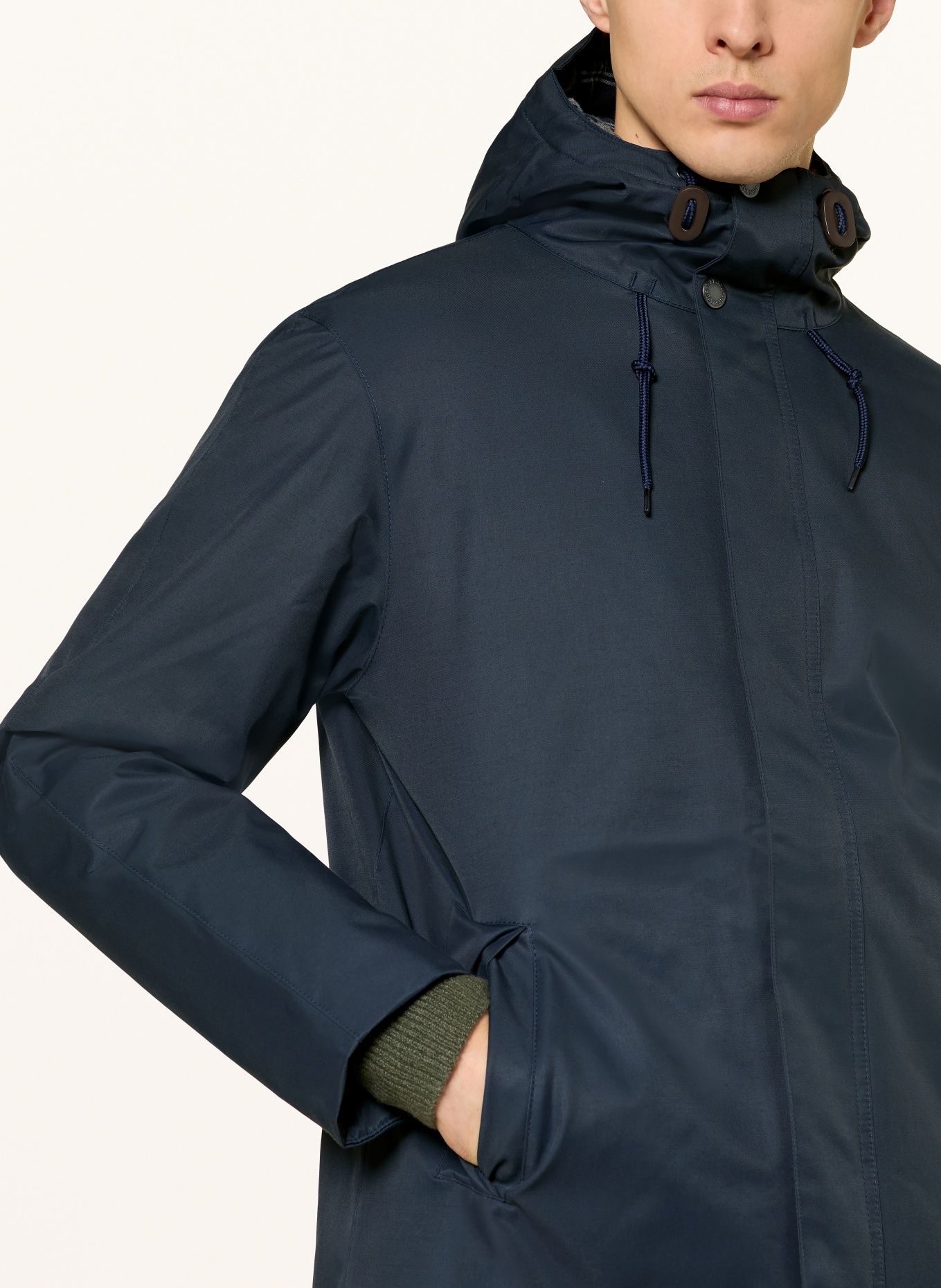 Barbour LORDEN coat: DARK BLUE