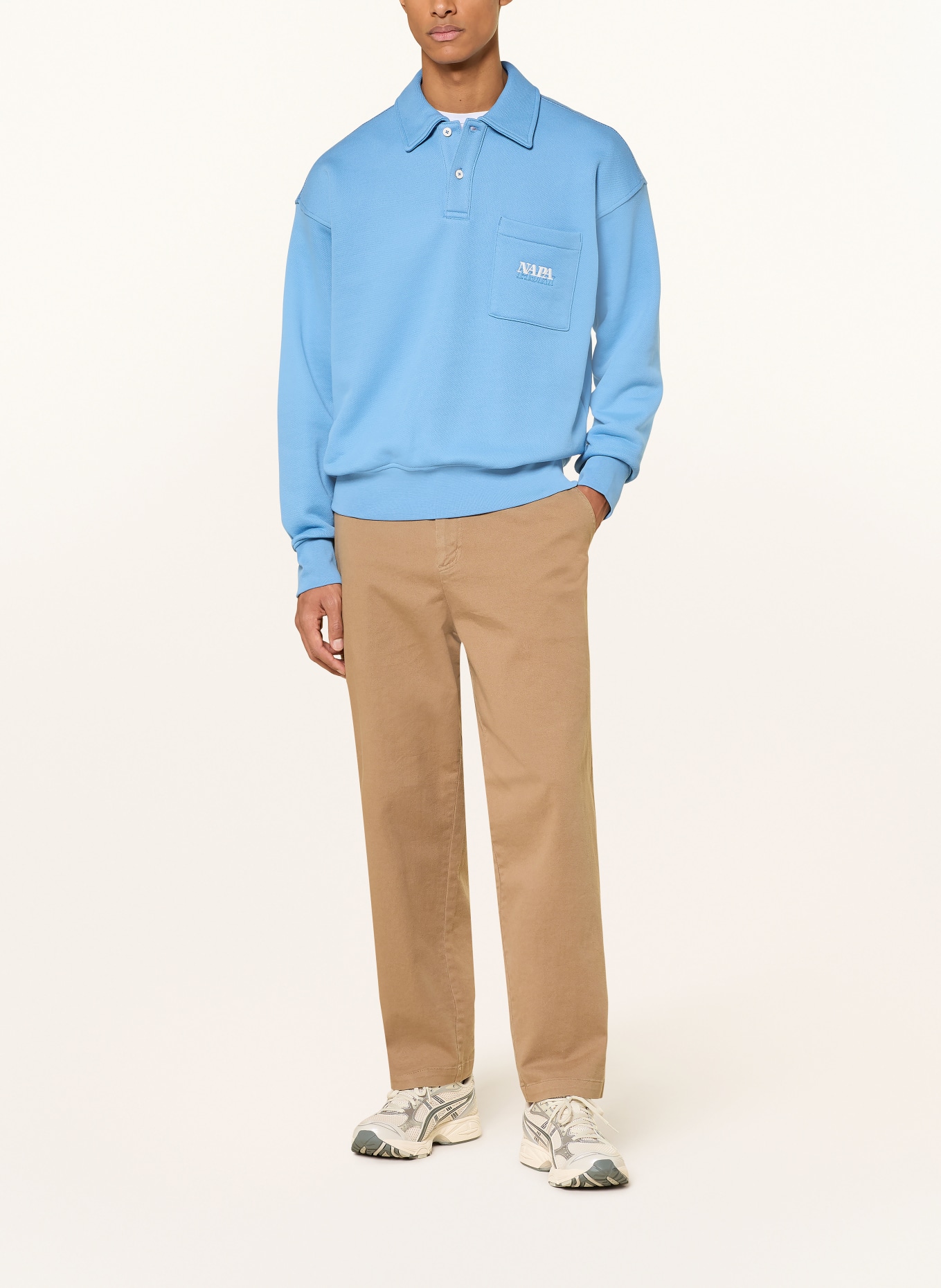 NAPAPIJRI Jersey-Poloshirt MIRRAT: HELLBLAU