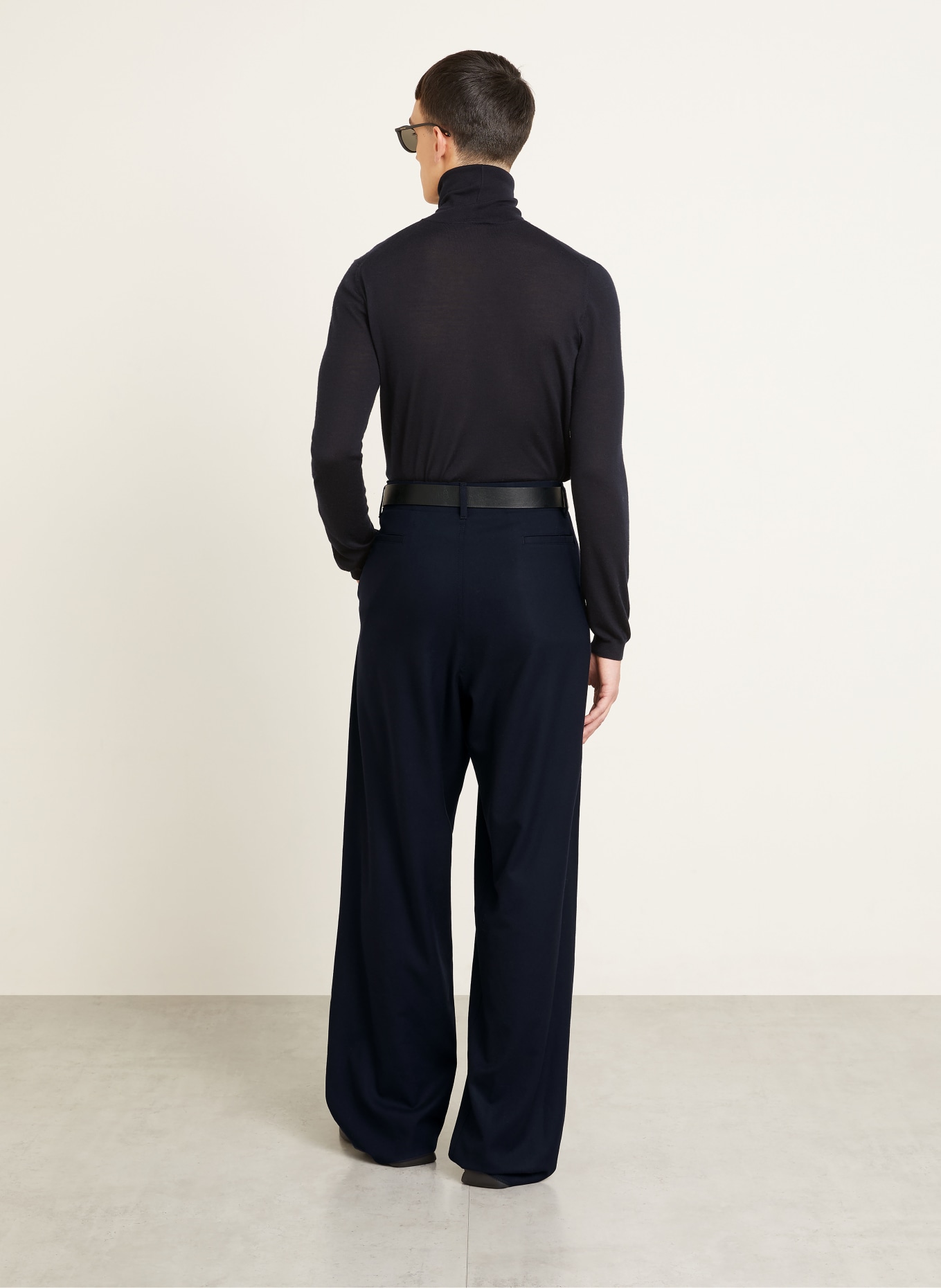 GIORGIO ARMANI Regular fit pants: UB109 DARK NAVY