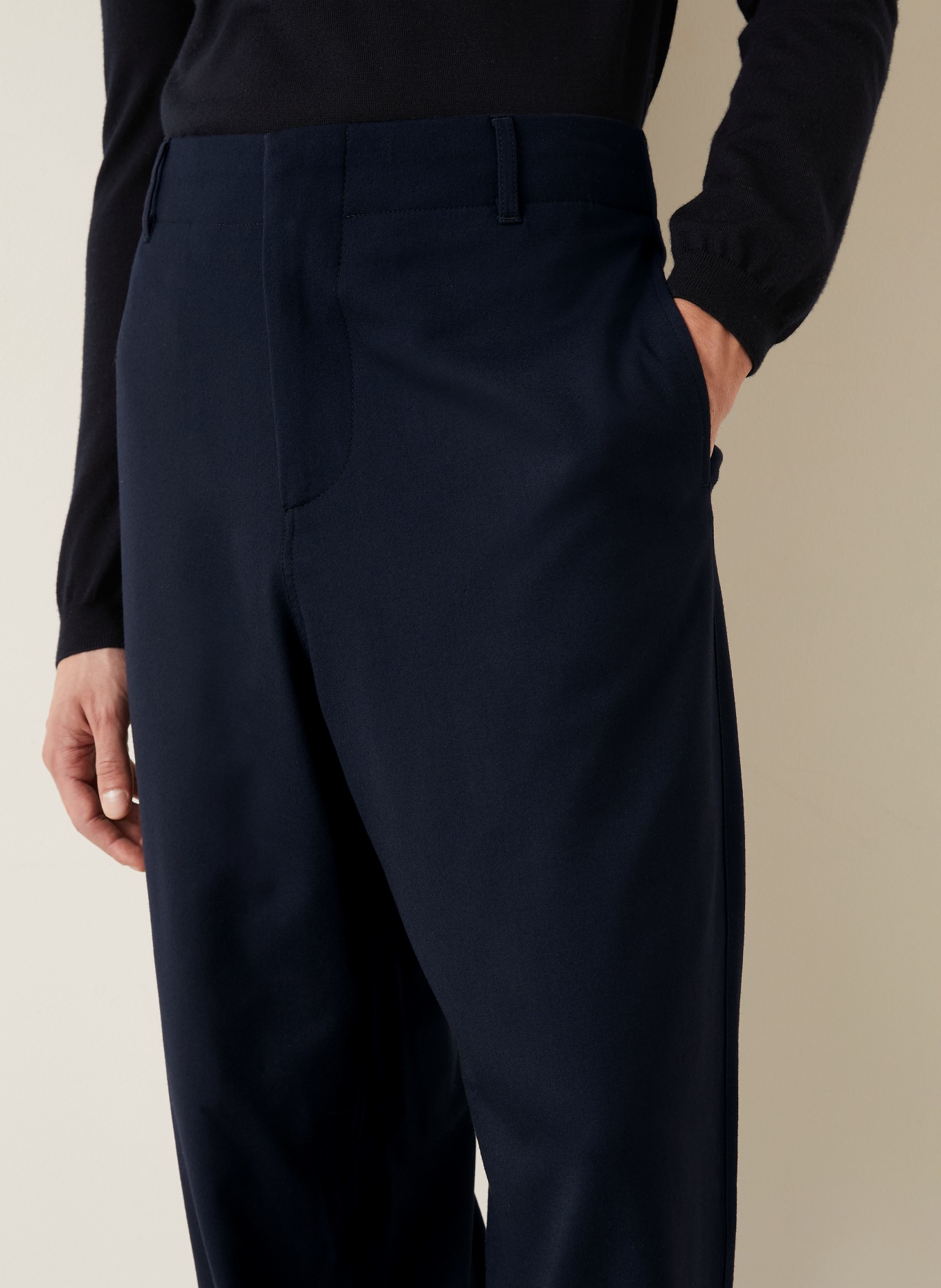 GIORGIO ARMANI Regular fit pants: UB109 DARK NAVY