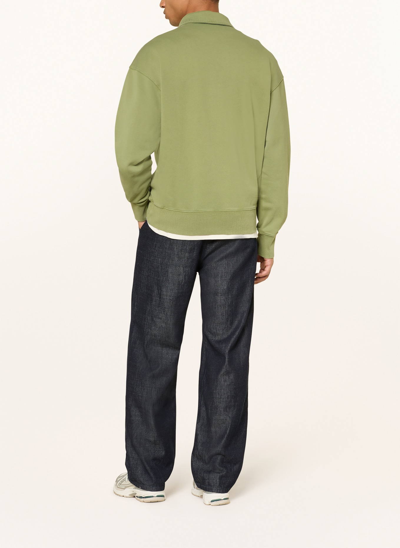 ARMEDANGELS Sweat Troyer ICONIC Å TEMAAL: GREEN