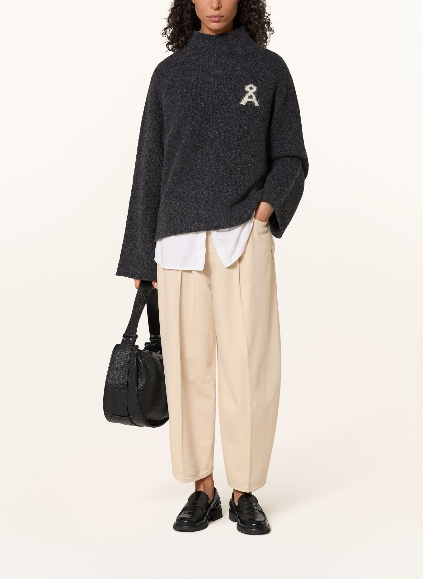 ARMEDANGELS Sweater MONALAA: DARK GRAY