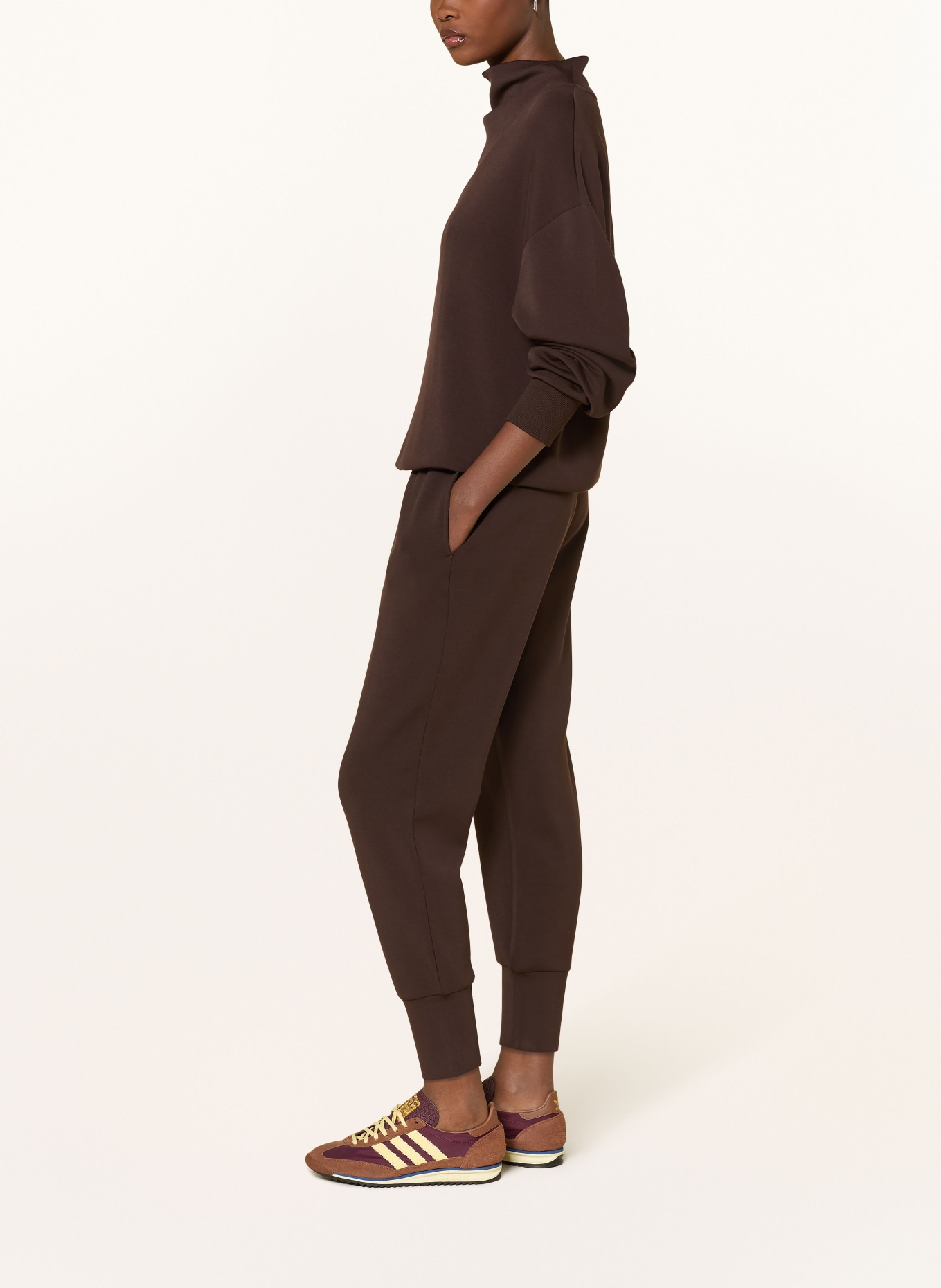 VARLEY 7/8 Sweatpants THE SLIM CUFF: DARK BROWN