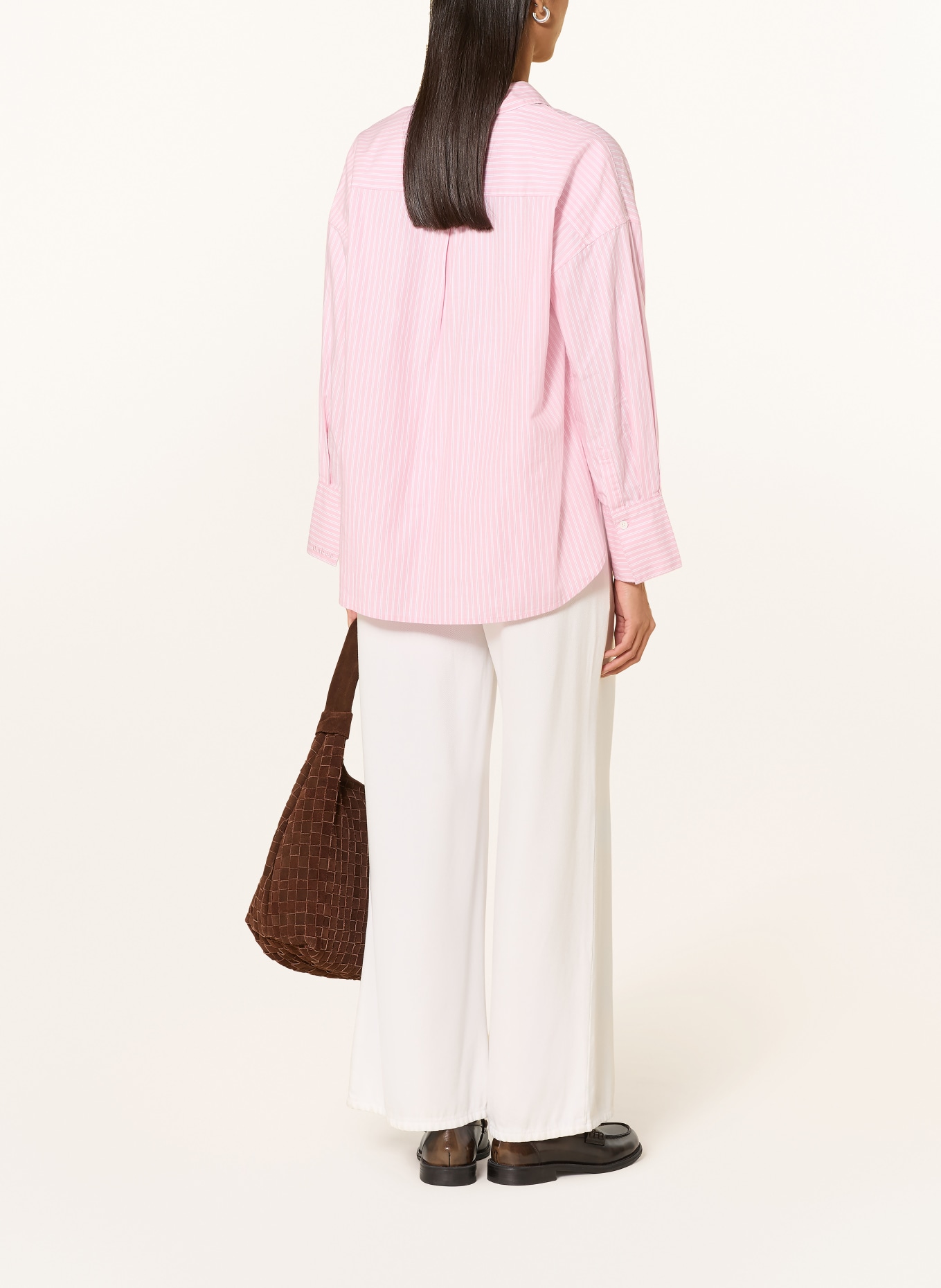 Barbour ROSIE shirt blouse: PINK / WHITE