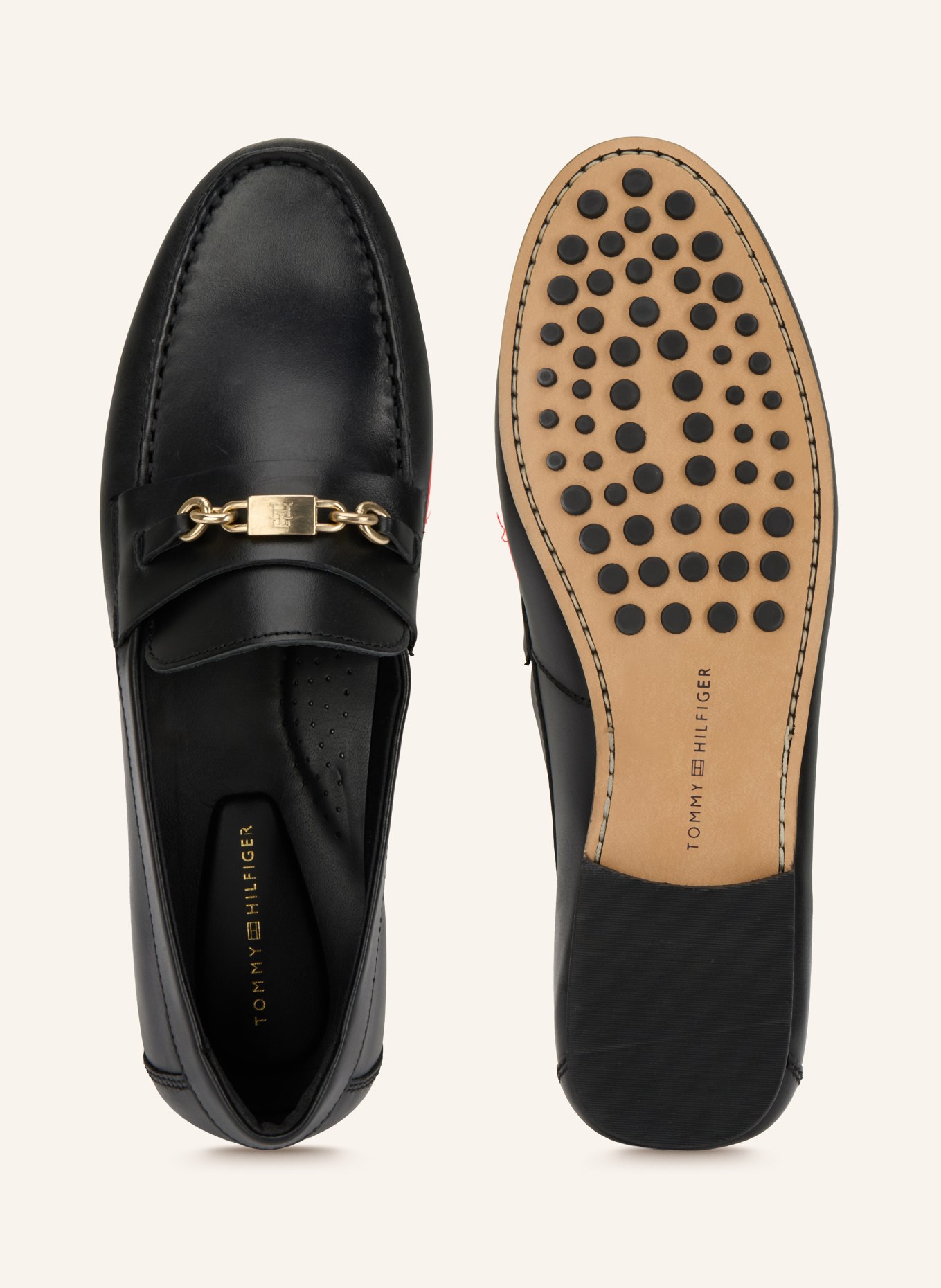 TOMMY HILFIGER Loafer: SCHWARZ