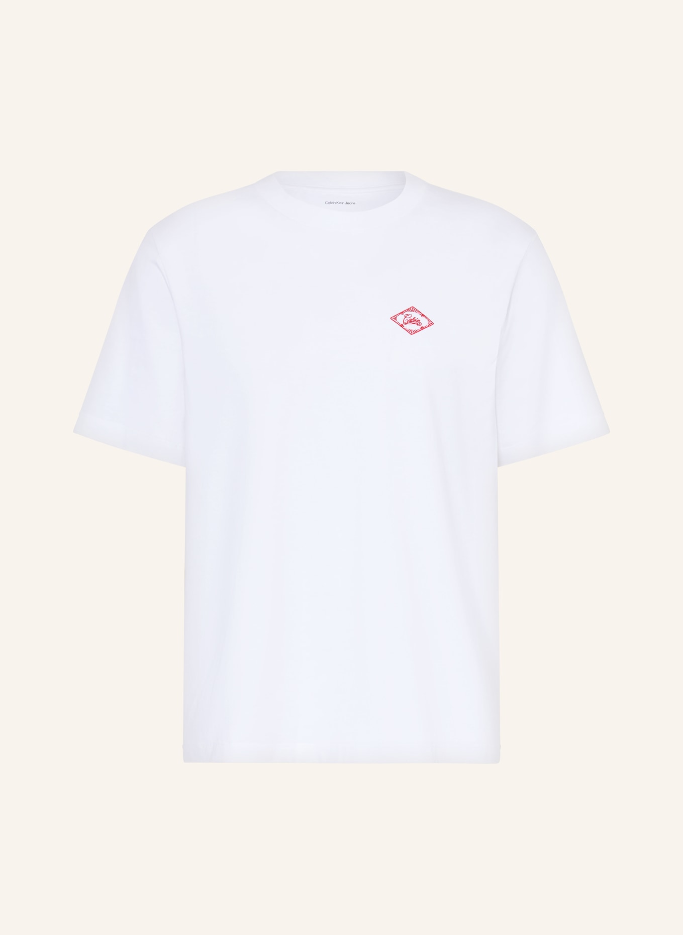 Calvin Klein Jeans T-shirt: WHITE