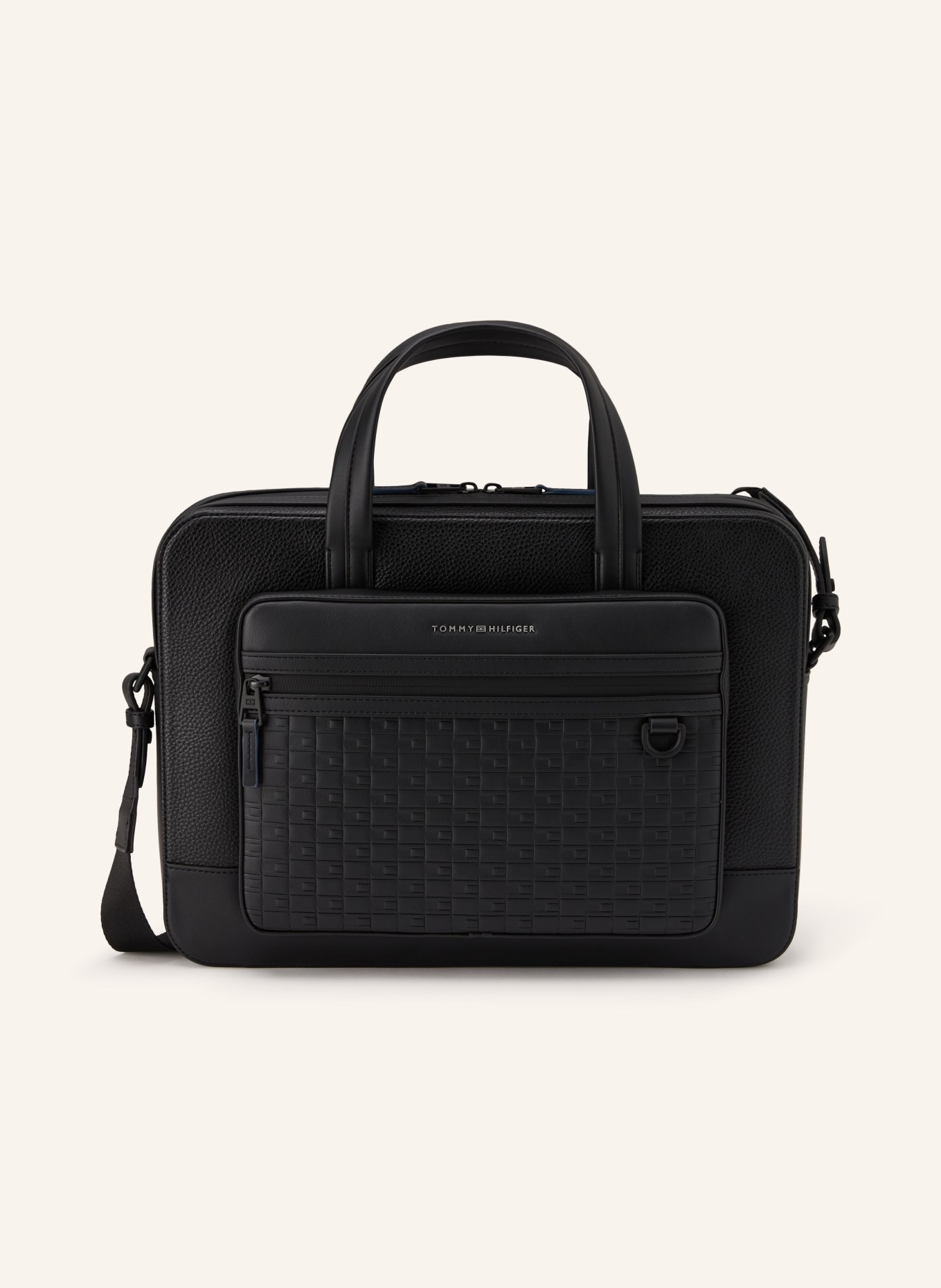 TOMMY HILFIGER laptop bag: BLACK
