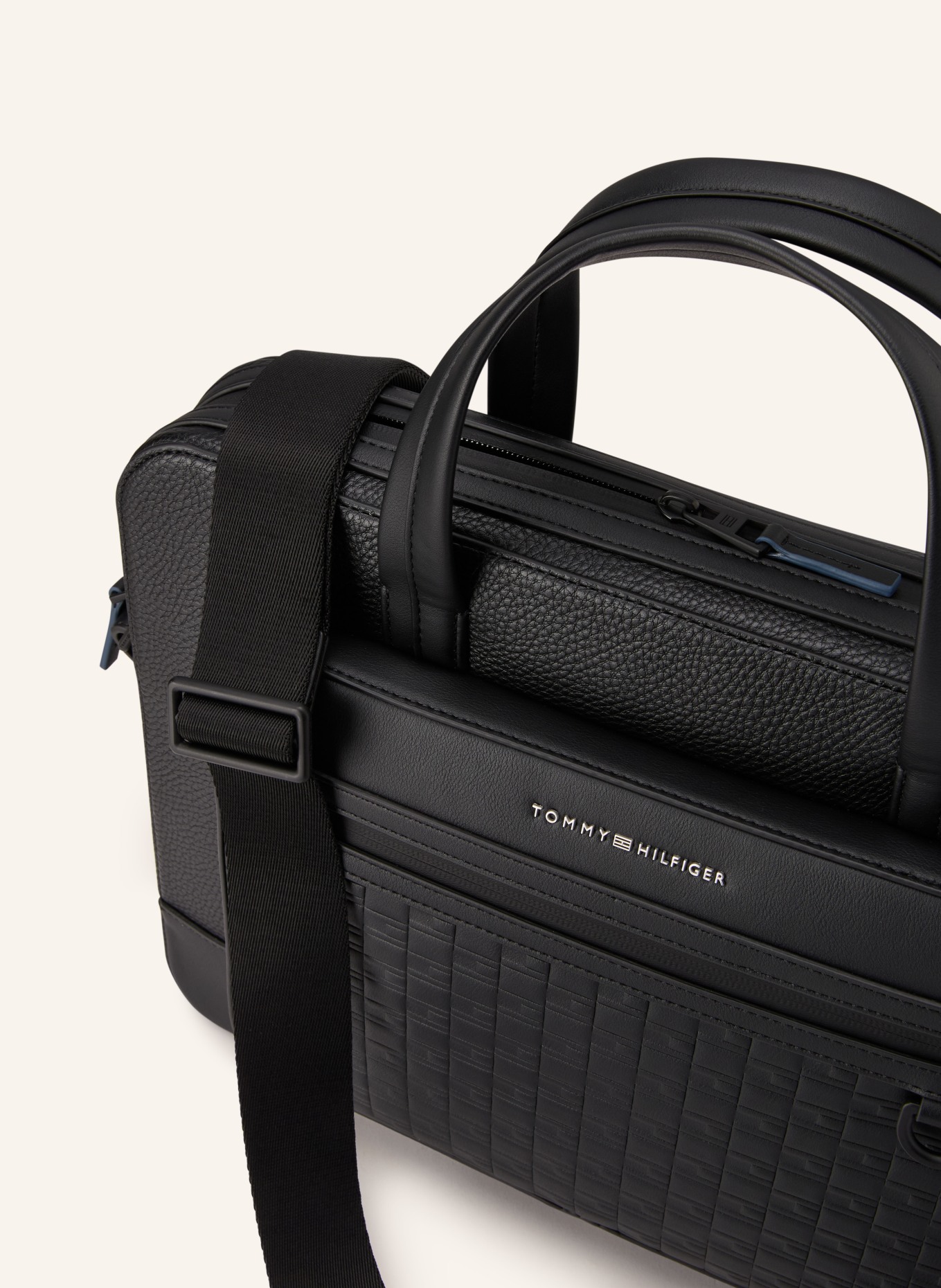 TOMMY HILFIGER laptop bag: BLACK