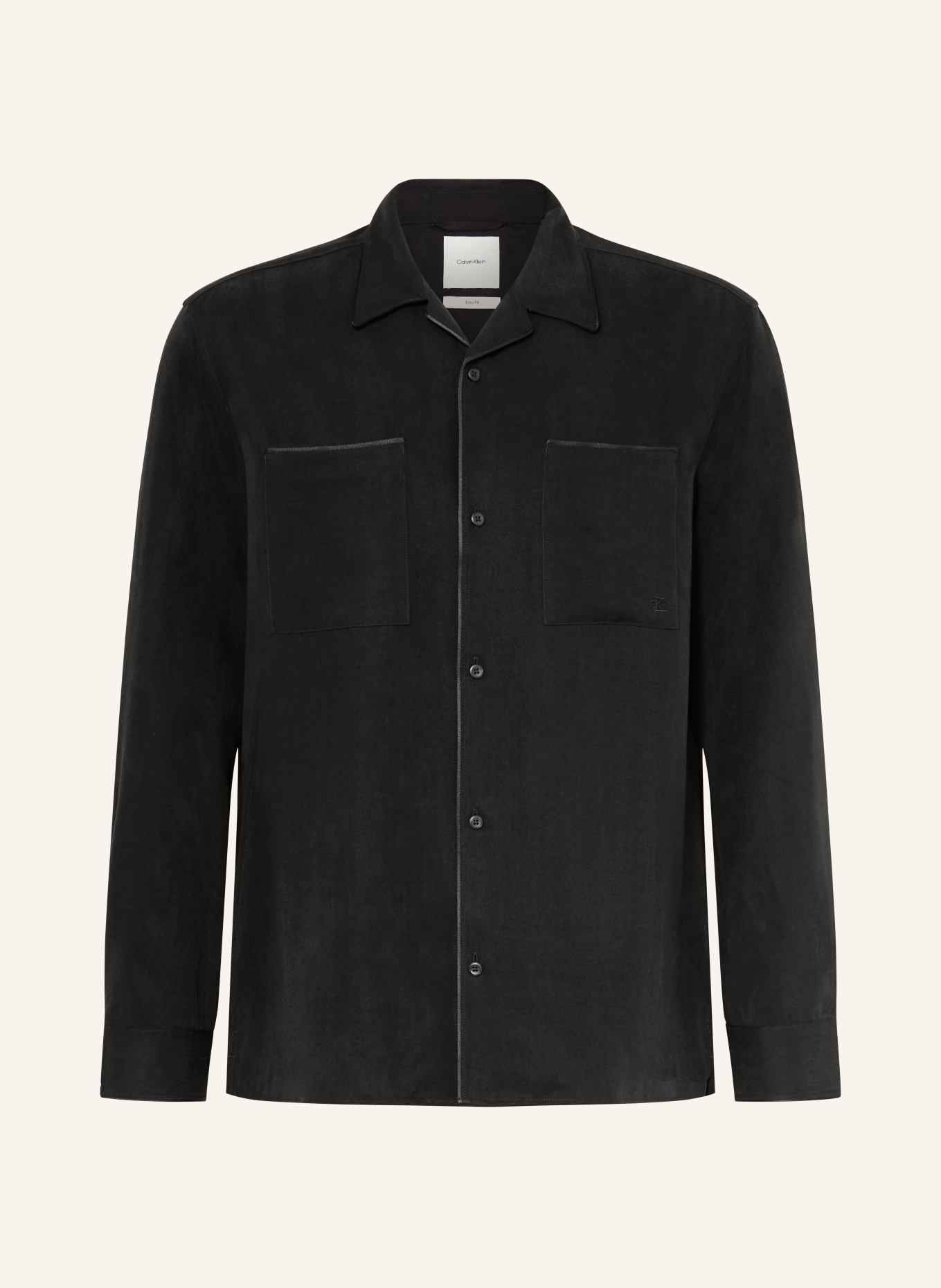 Calvin Klein Hemd Comfort Fit: SCHWARZ
