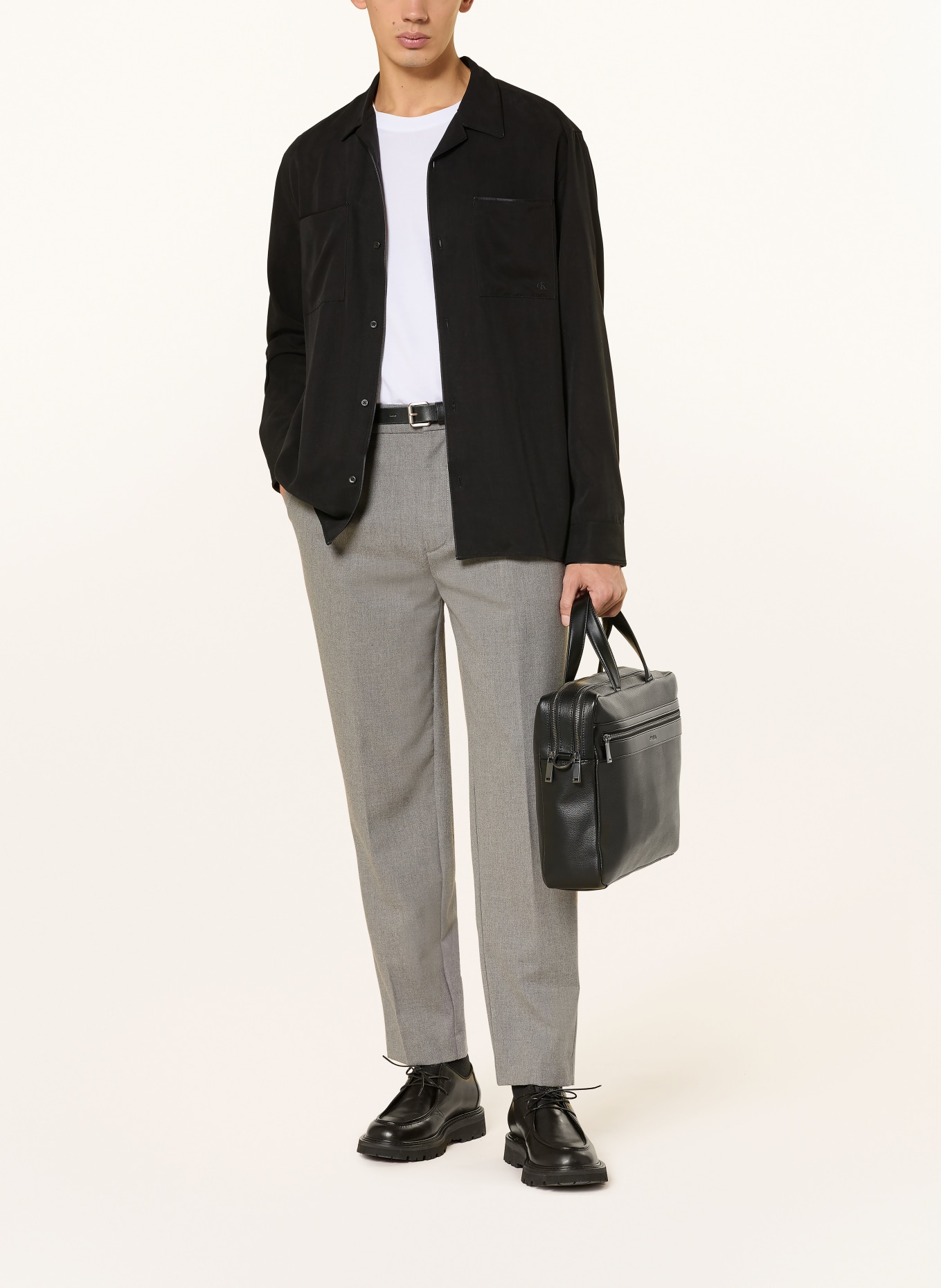 Calvin Klein Hemd Comfort Fit: SCHWARZ