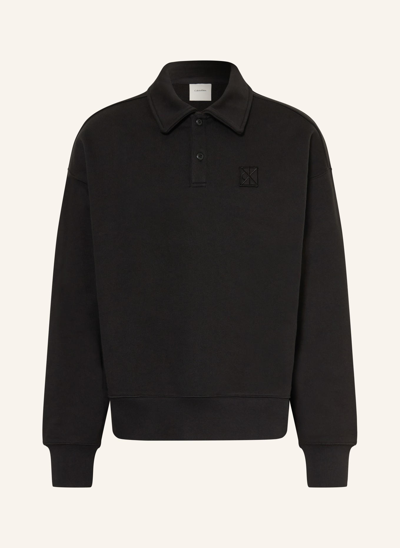 Calvin Klein Sweatshirt TERRY: SCHWARZ