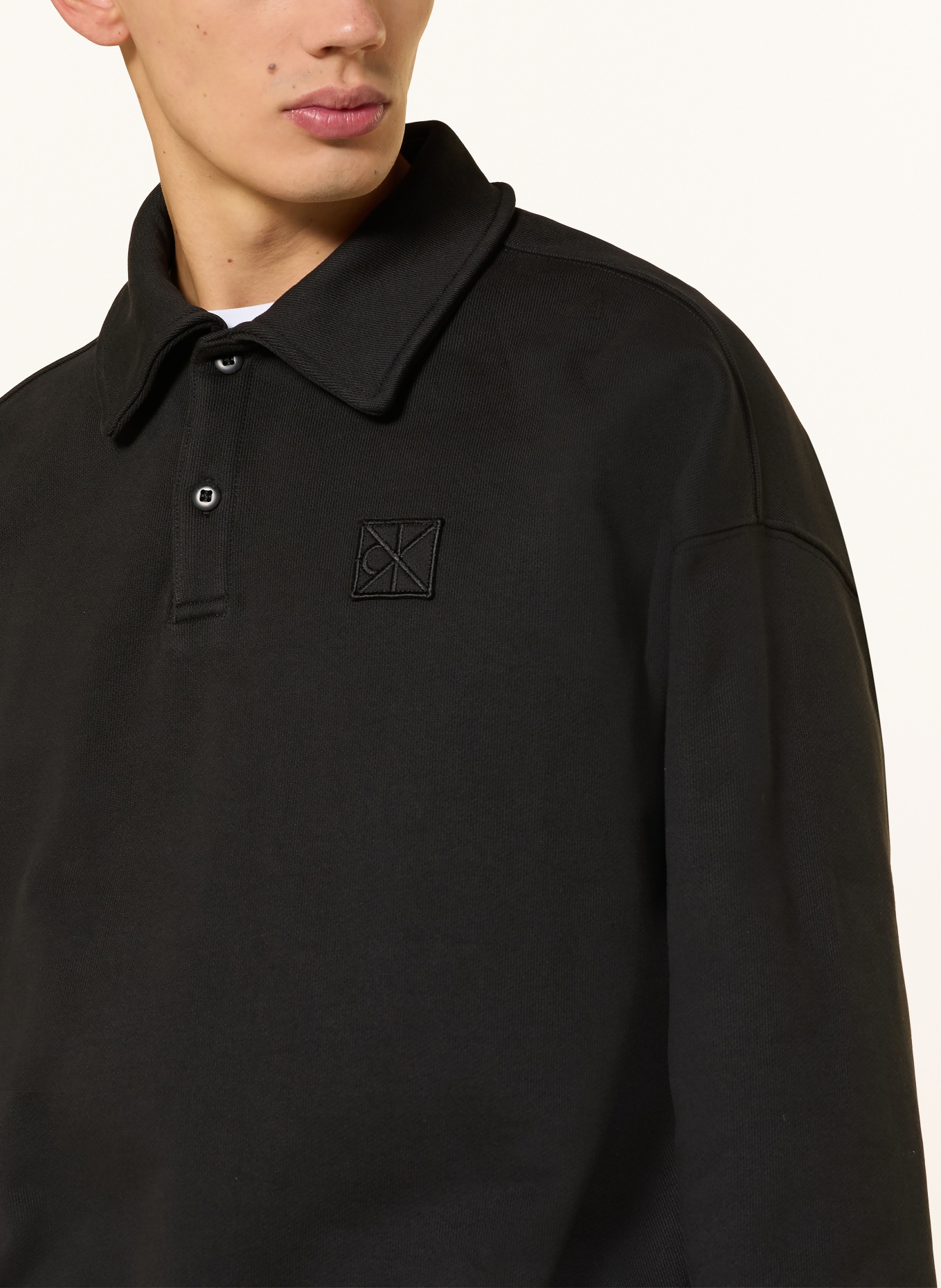 Calvin Klein Sweatshirt TERRY: SCHWARZ