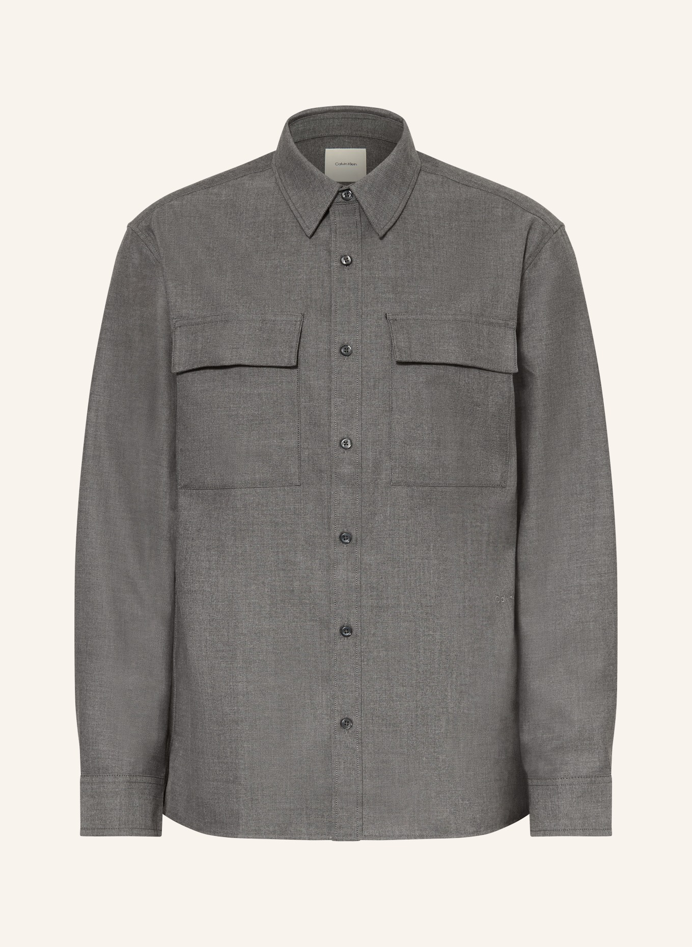 Calvin Klein Hemd Comfort Fit: DUNKELGRAU