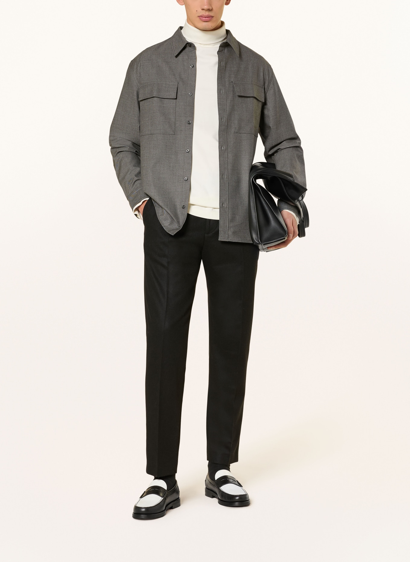 Calvin Klein Hemd Comfort Fit: DUNKELGRAU