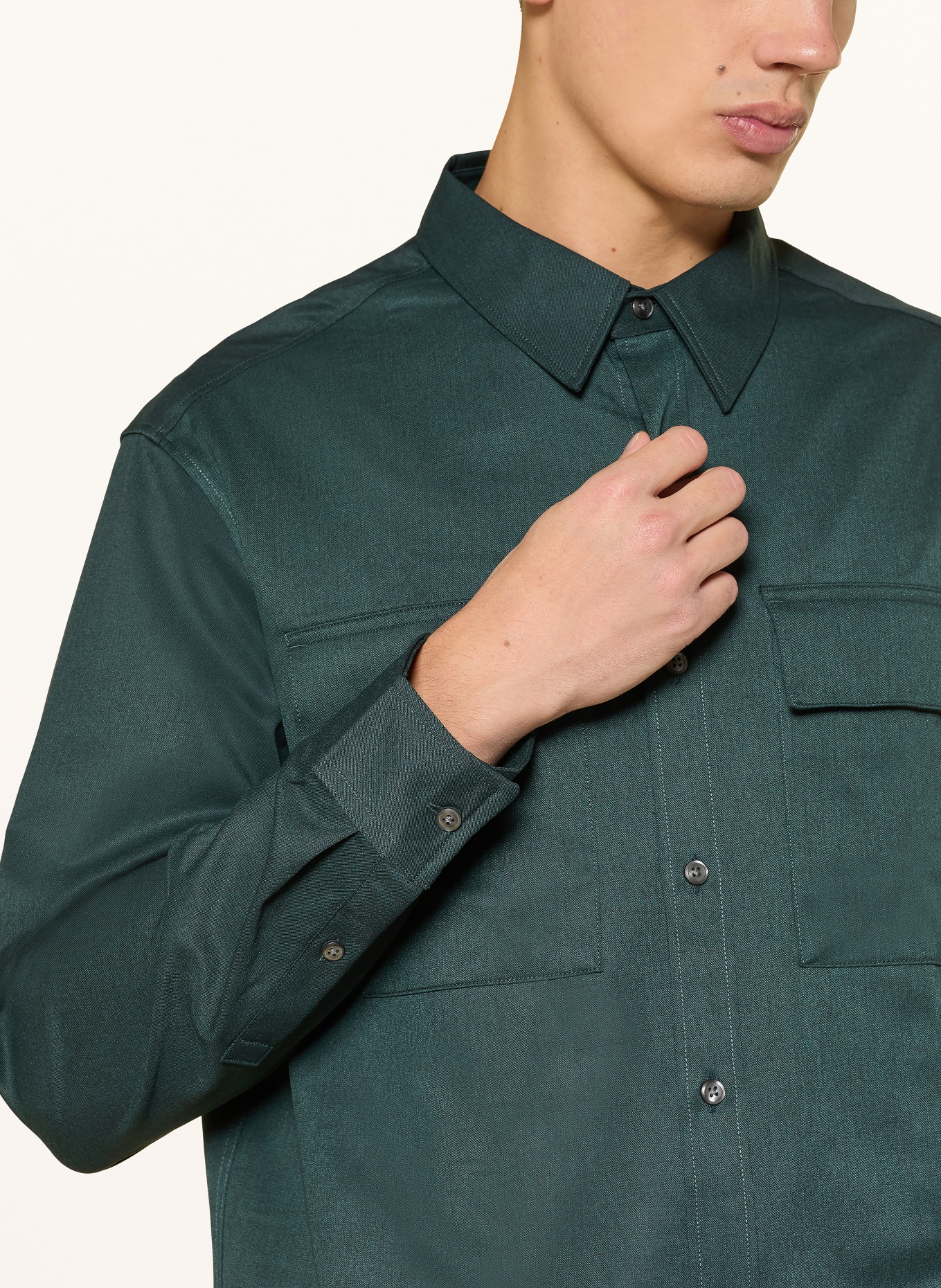 Calvin Klein Hemd Comfort Fit: PETROL