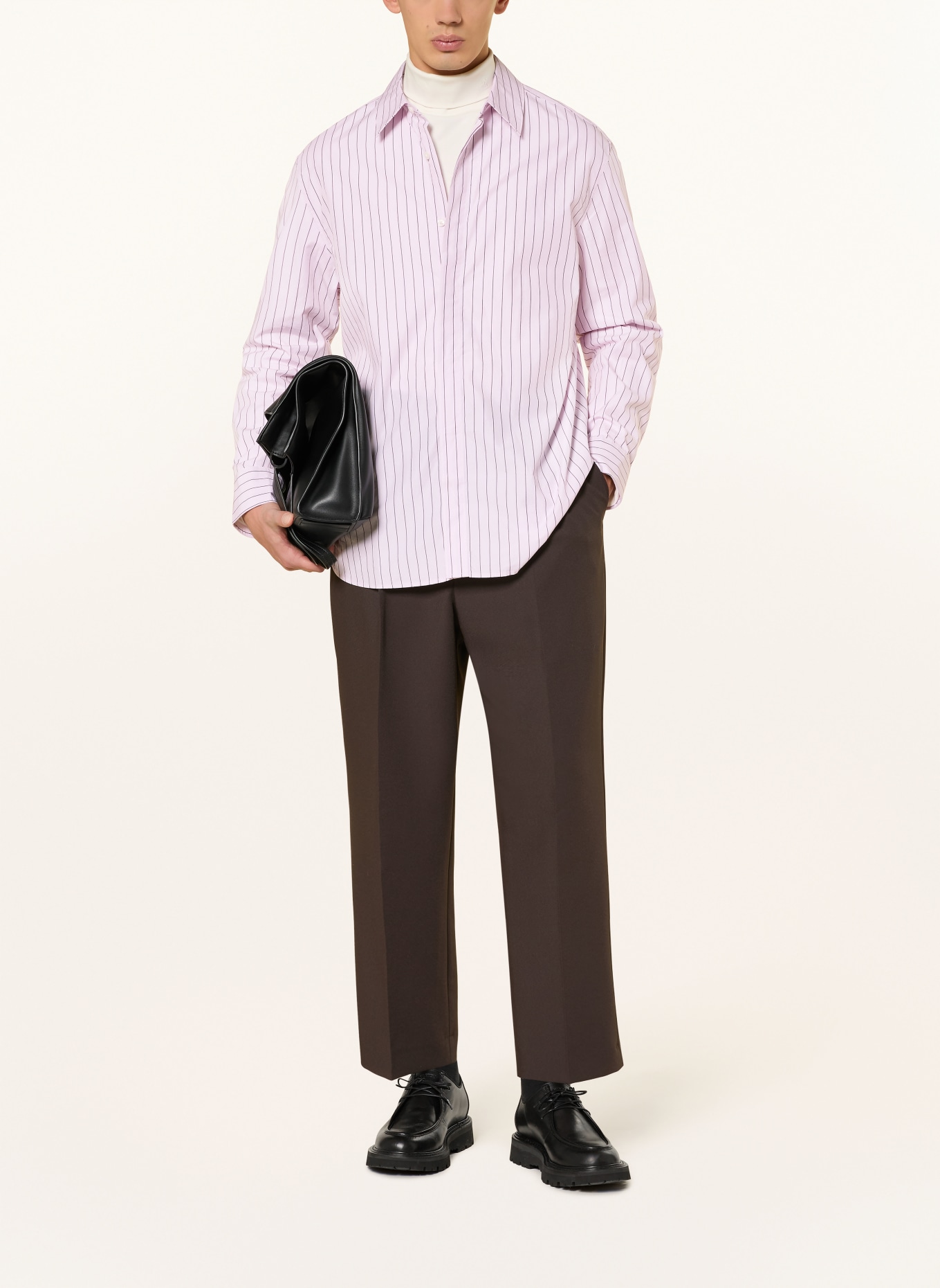 Calvin Klein Hemd Relaxed Fit: ROSA / WEISS / SCHWARZ