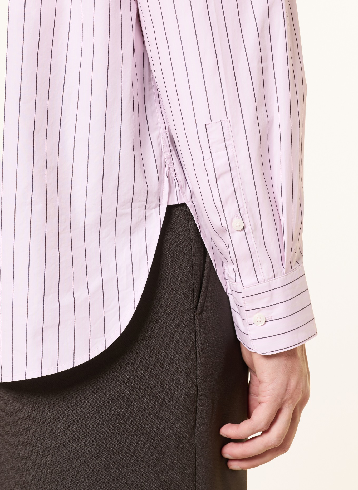 Calvin Klein Hemd Relaxed Fit: ROSA / WEISS / SCHWARZ