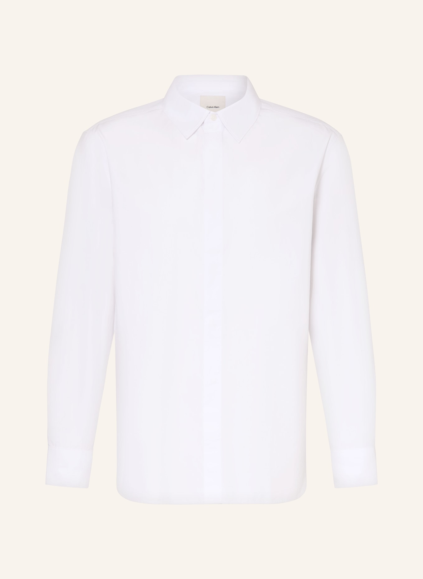 Calvin Klein Hemd Relaxed Fit: WEISS