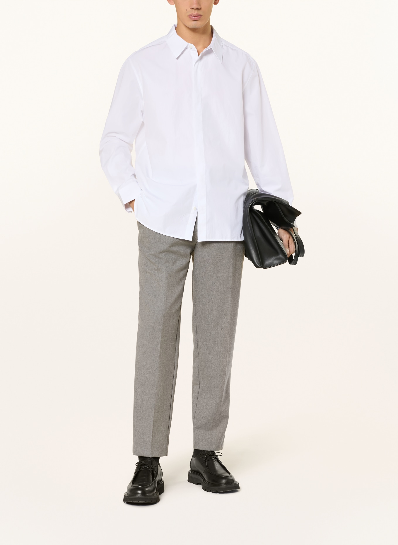 Calvin Klein Hemd Relaxed Fit: WEISS