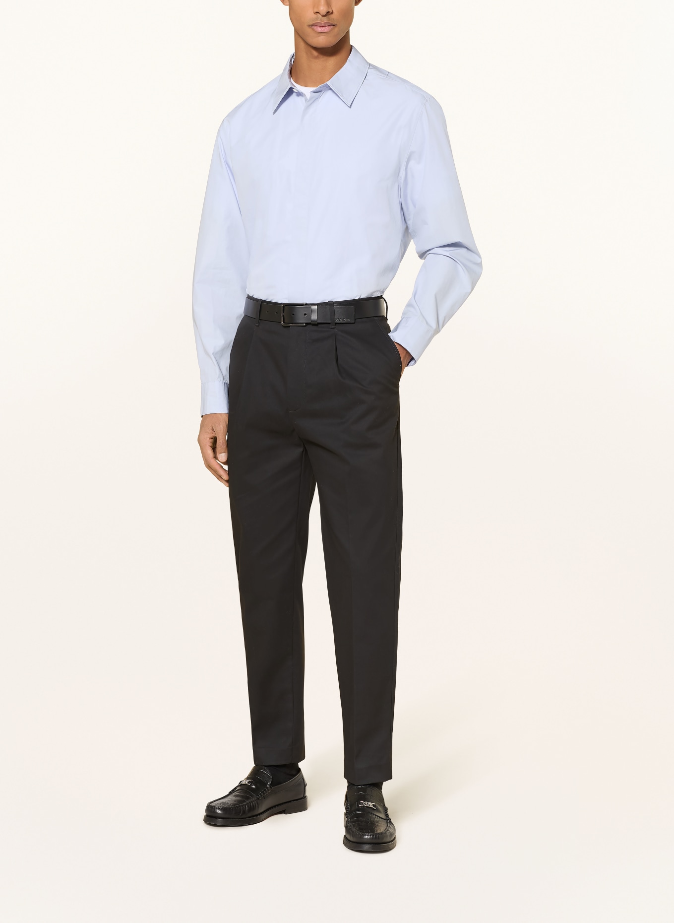 Calvin Klein Hemd Relaxed Fit: HELLBLAU