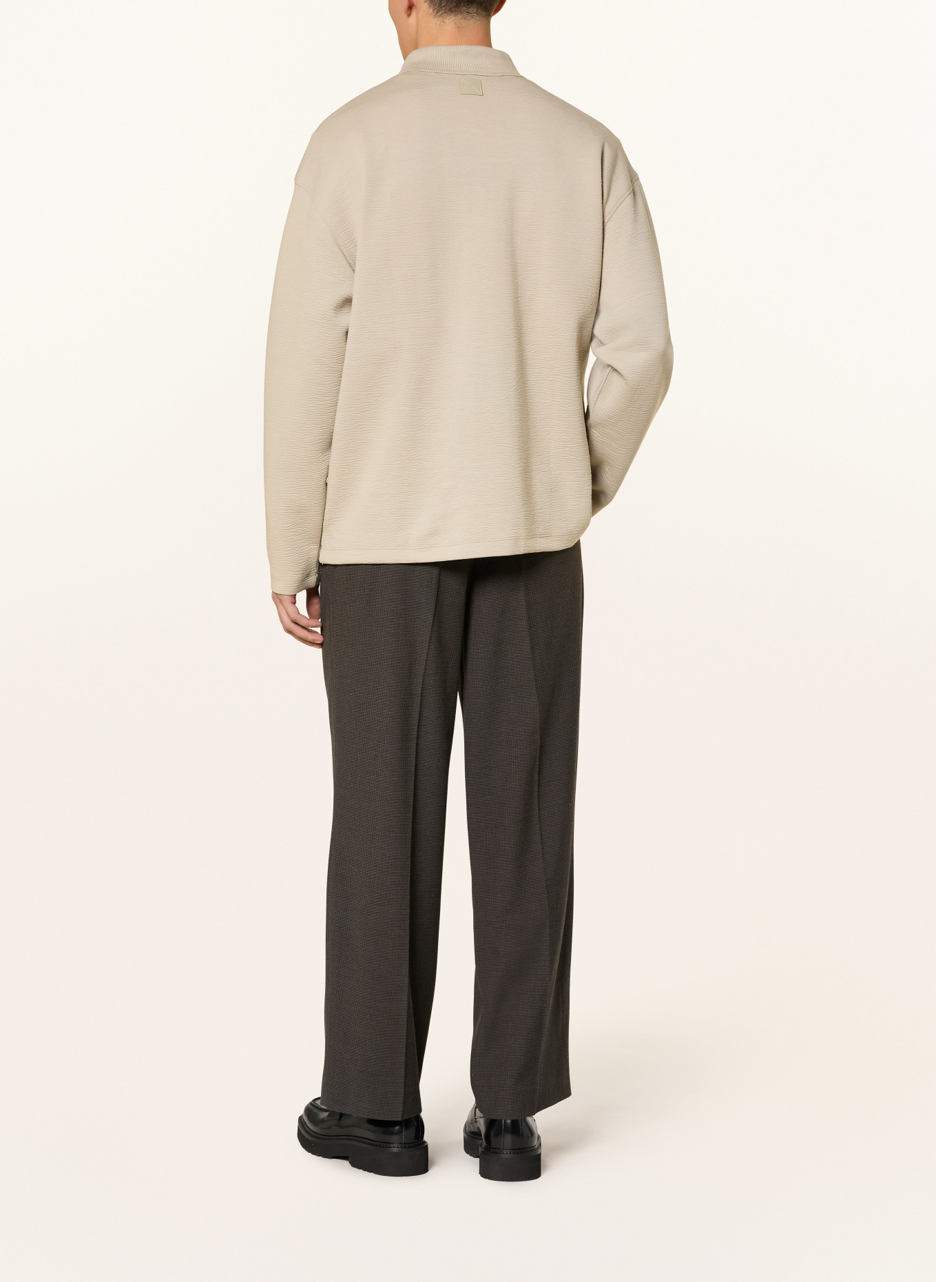 Calvin Klein SPACER sweat polo shirt: CREAM