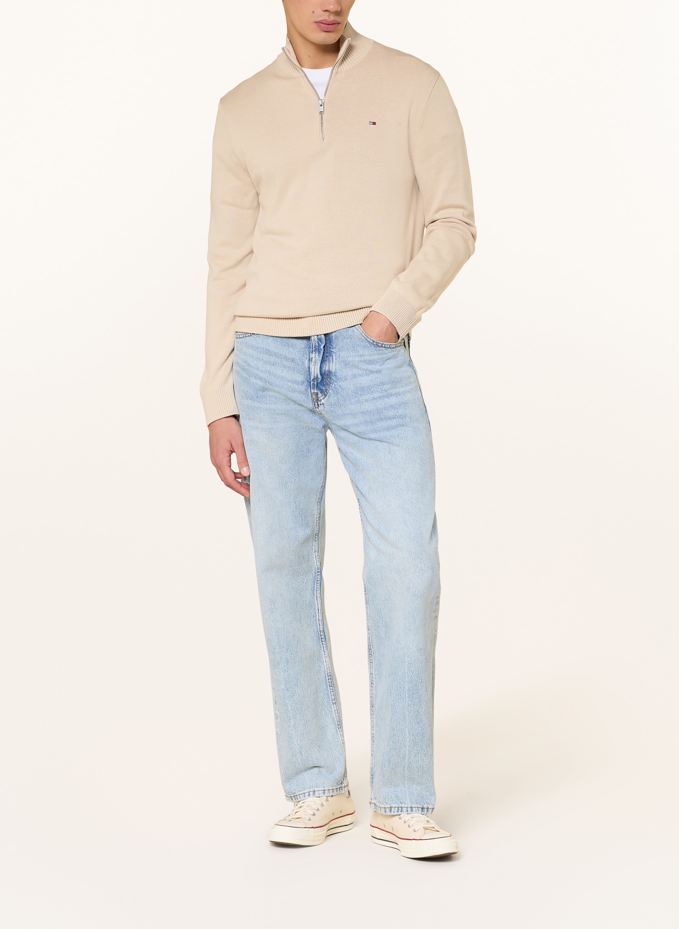 TOMMY JEANS Troyer: BEIGE